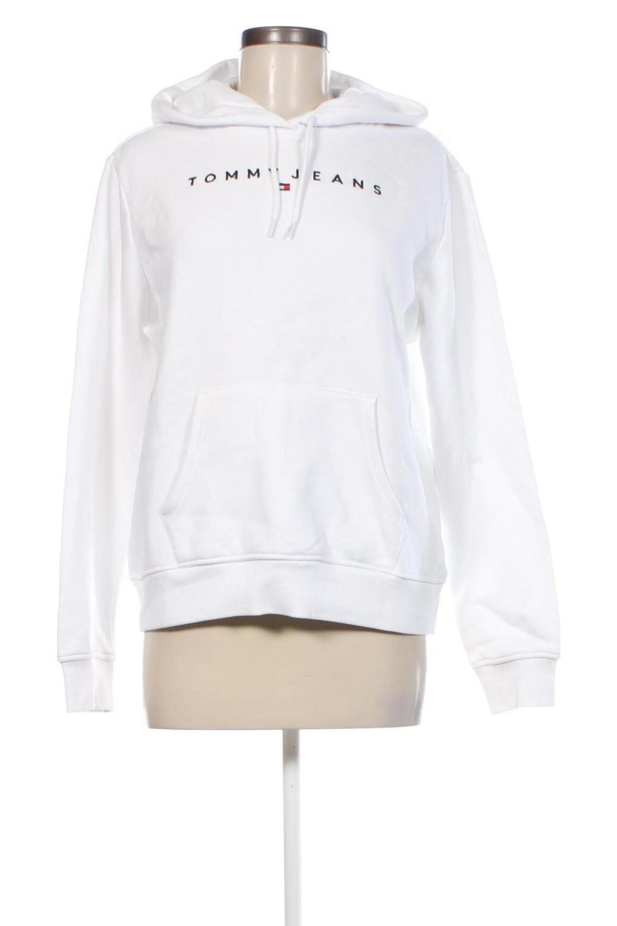 Γυναικείο φούτερ Tommy Jeans, Μέγεθος M, Χρώμα Λευκό, Τιμή 68,99 €