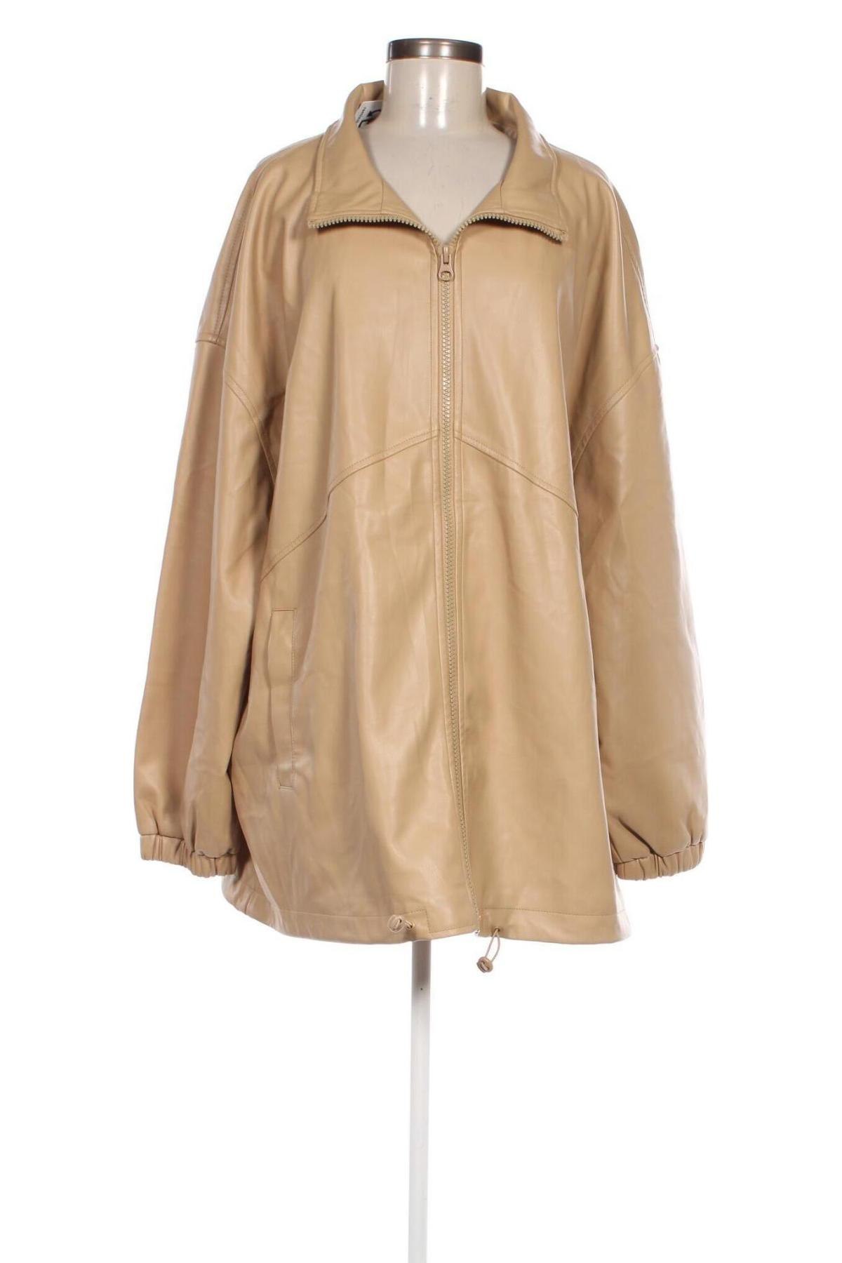 Damen Lederjacke ASOS, Größe XXL, Farbe Beige, Preis € 38,99