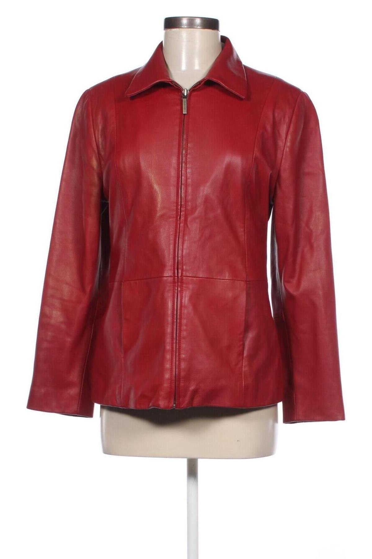 Damen Lederjacke David Moore, Größe M, Farbe Rot, Preis € 139,99