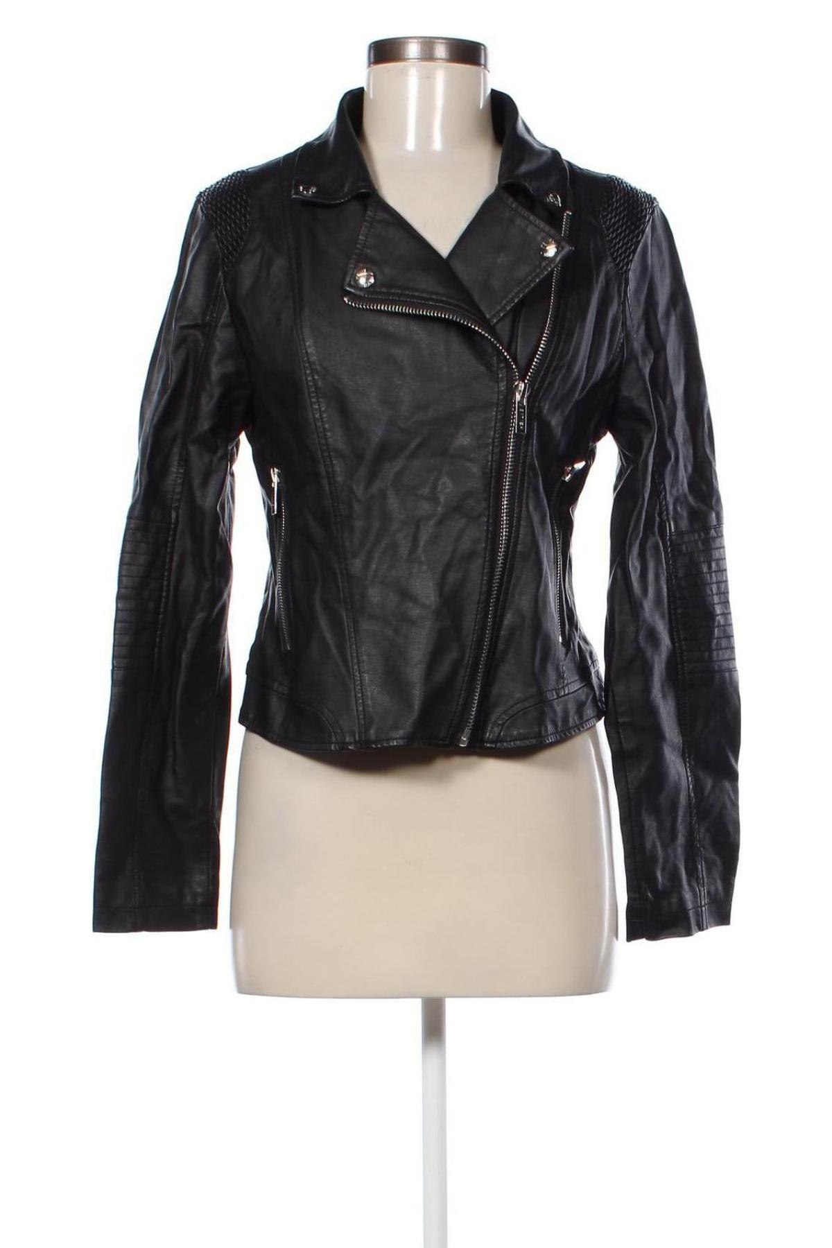 Damen Lederjacke Haily`s, Größe L, Farbe Schwarz, Preis 43,99 €