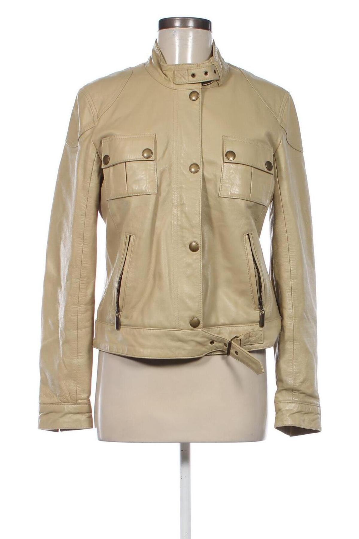 Damen Lederjacke Jones, Größe S, Farbe Beige, Preis 76,99 €