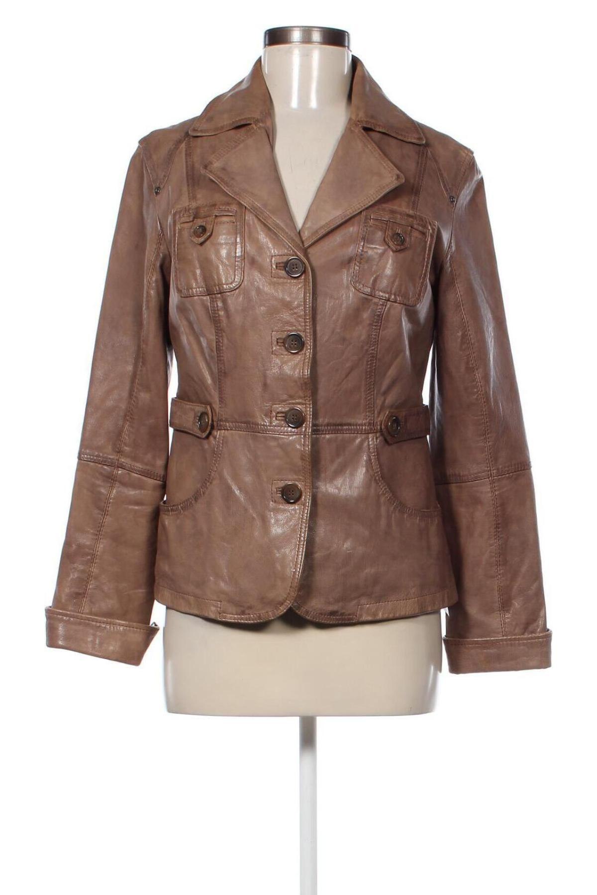 Damen Lederjacke S.Oliver, Größe S, Farbe Braun, Preis 124,99 €