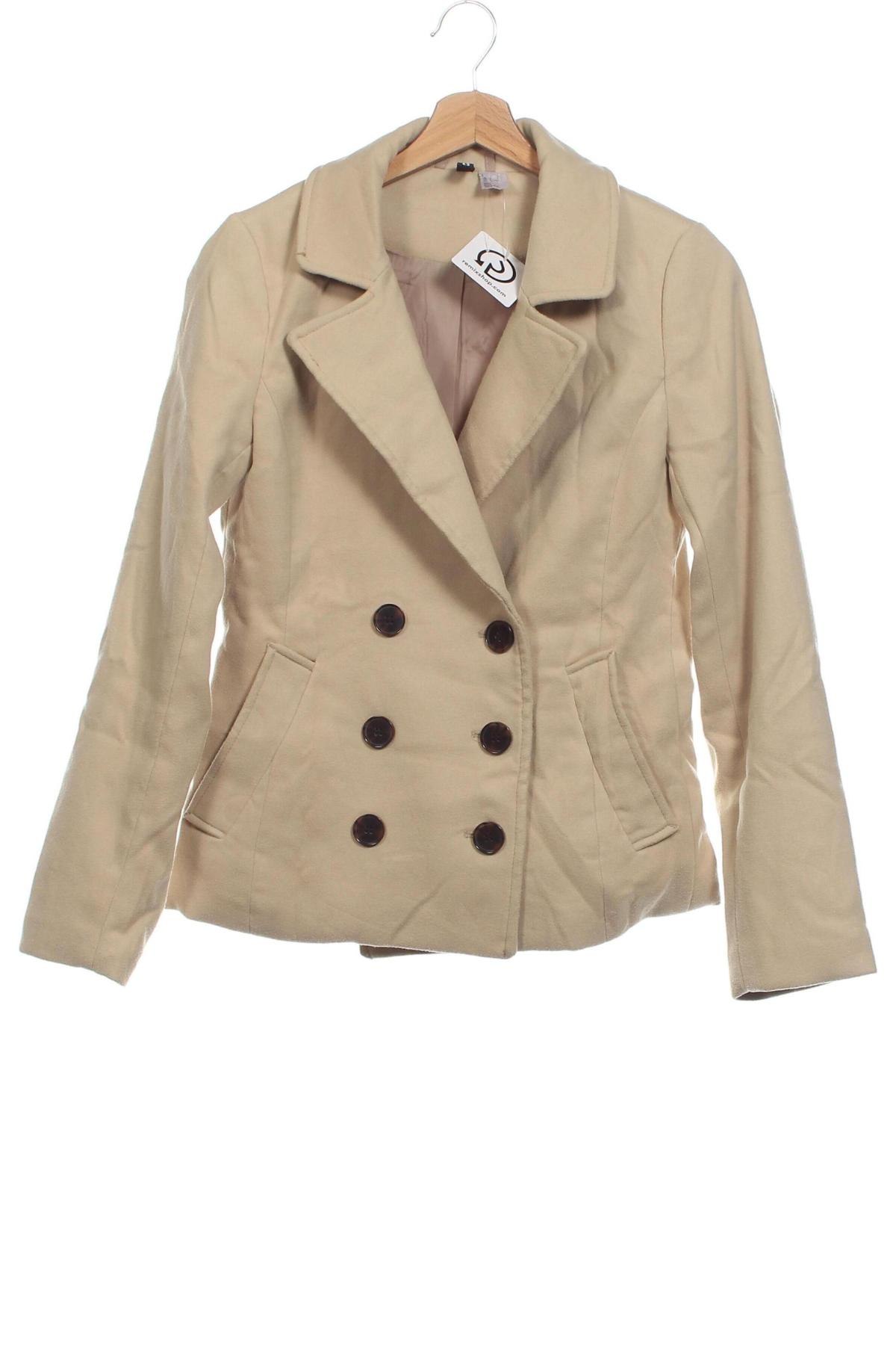 Damenmantel H&M Divided, Größe XS, Farbe Beige, Preis € 45,01