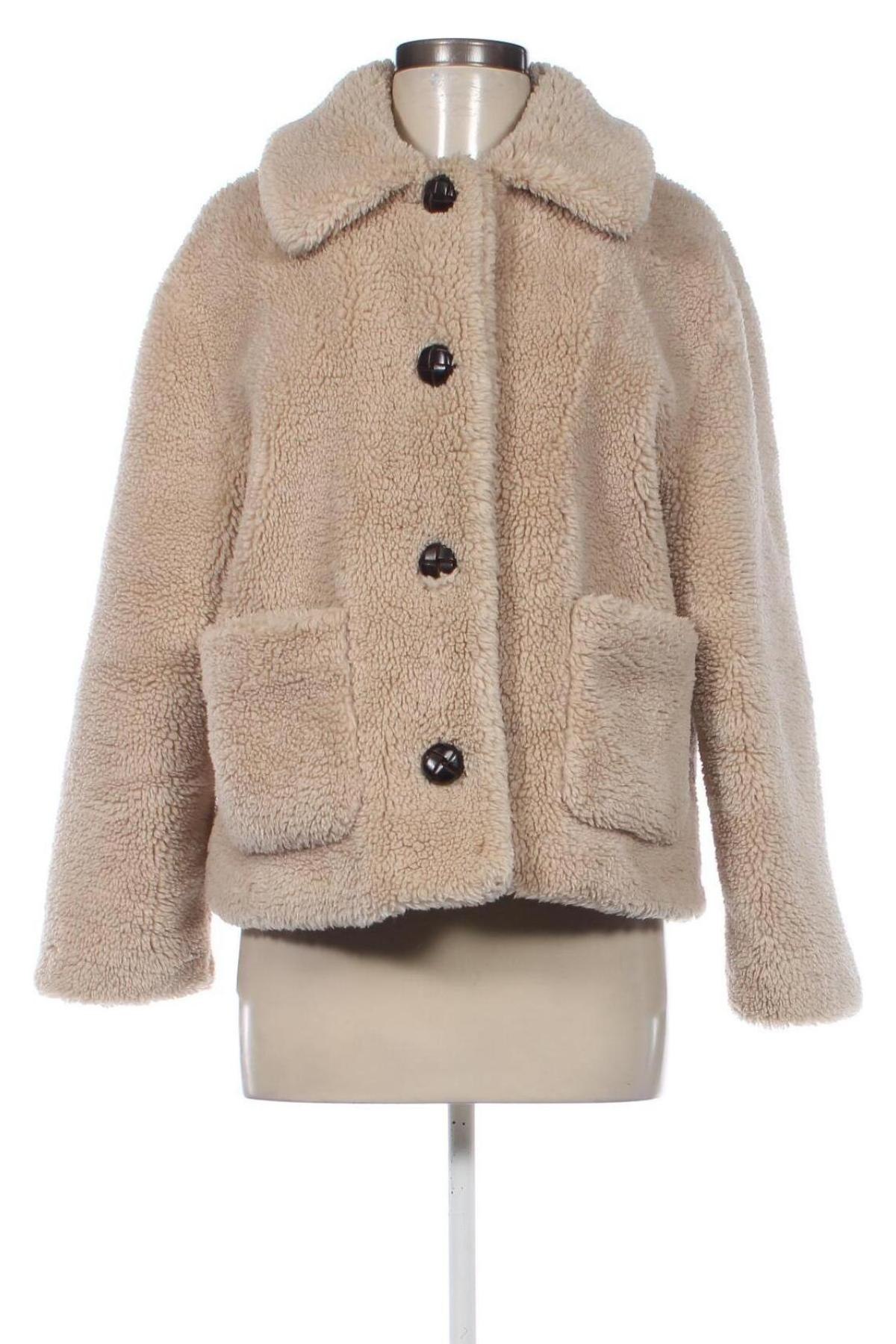 Damenmantel Zara, Größe S, Farbe Beige, Preis 38,99 €