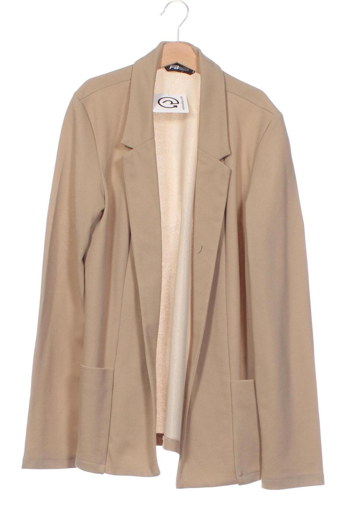 Damen Blazer Fb Sister, Größe XS, Farbe Beige, Preis € 14,99