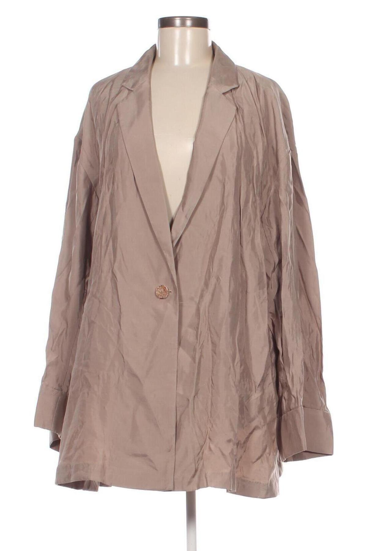 Damen Blazer H&M, Größe L, Farbe Beige, Preis 33,99 €