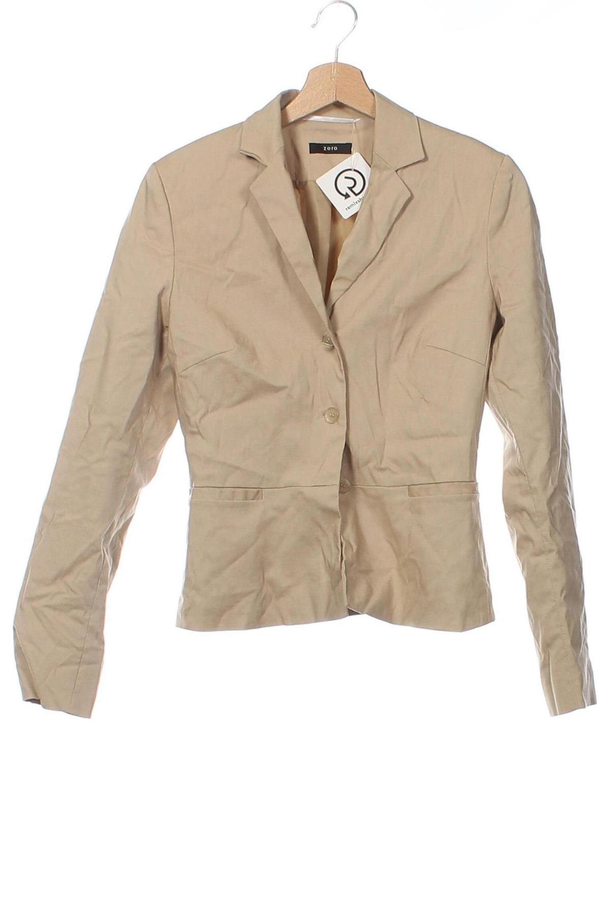 Damen Blazer Zero, Größe XXS, Farbe Beige, Preis 47,99 €