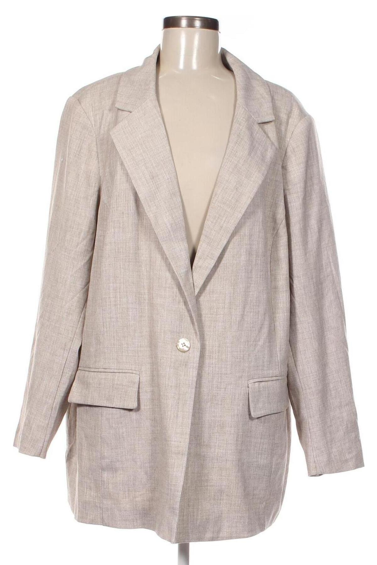 Damen Blazer Zizzi, Größe XXL, Farbe Beige, Preis € 19,99