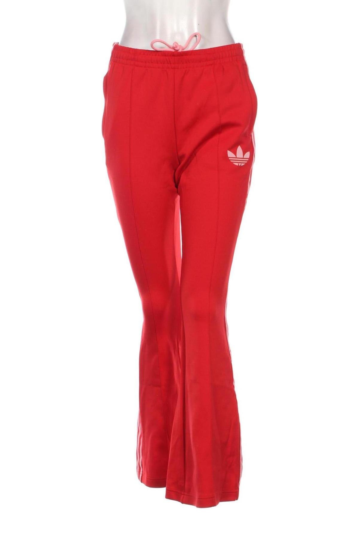 Pantaloni trening de femei Adidas, Mărime M, Culoare Roșu, Preț 305,99 Lei