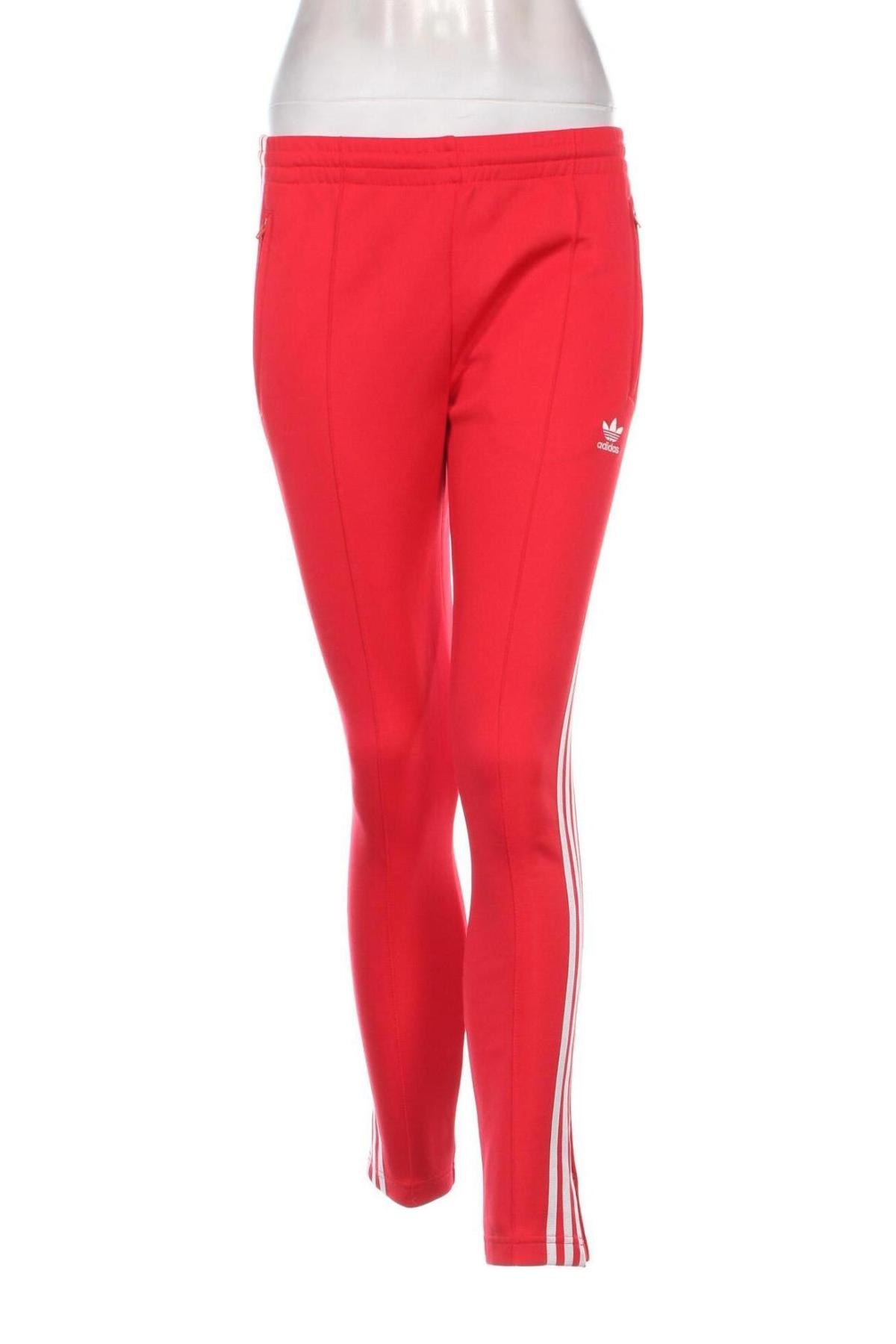 Damskie spodnie sportowe Adidas, Rozmiar XS, Kolor Czerwony, Cena 297,99 zł