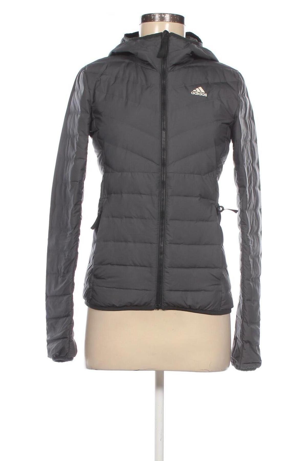 Damenjacke Adidas, Größe XS, Farbe Grau, Preis 29,99 €