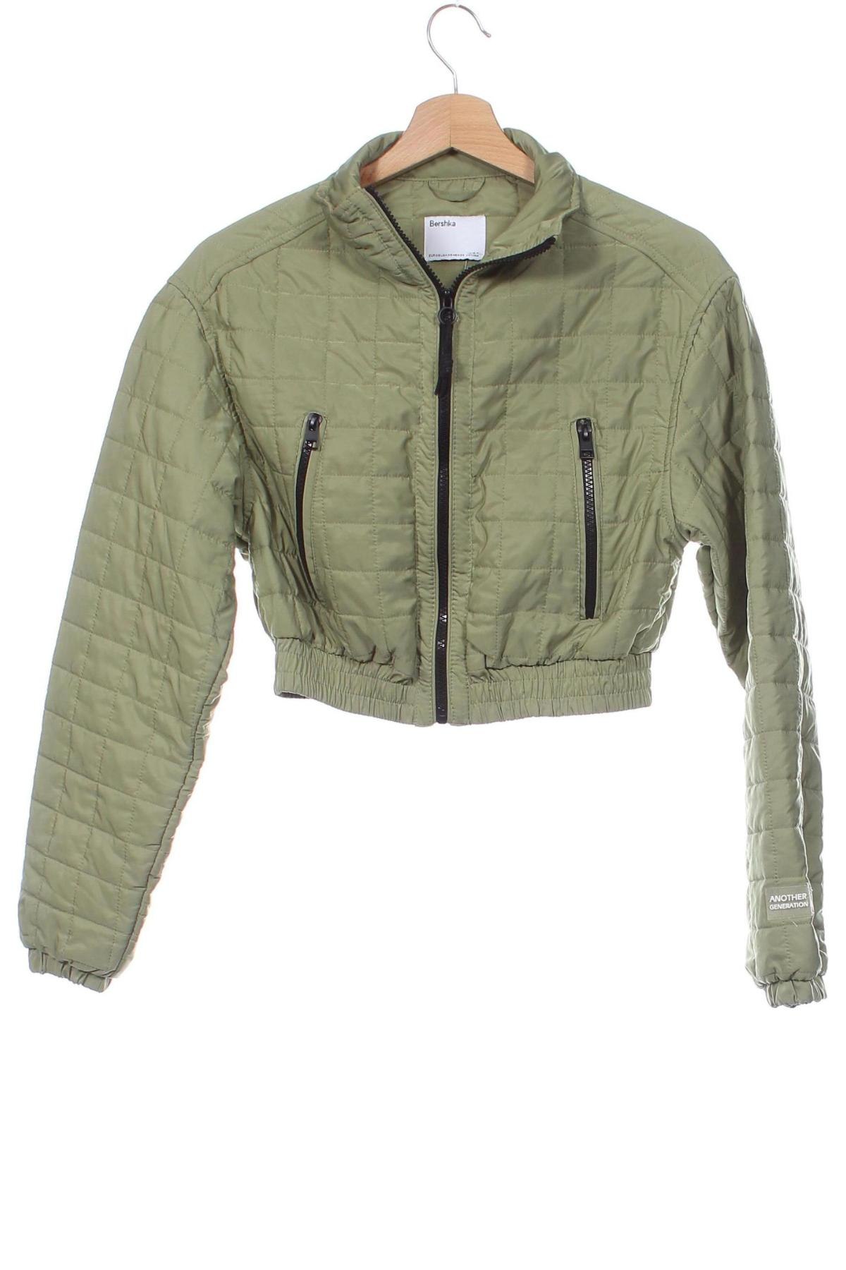 Damenjacke Bershka, Größe XS, Farbe Grün, Preis € 15,99