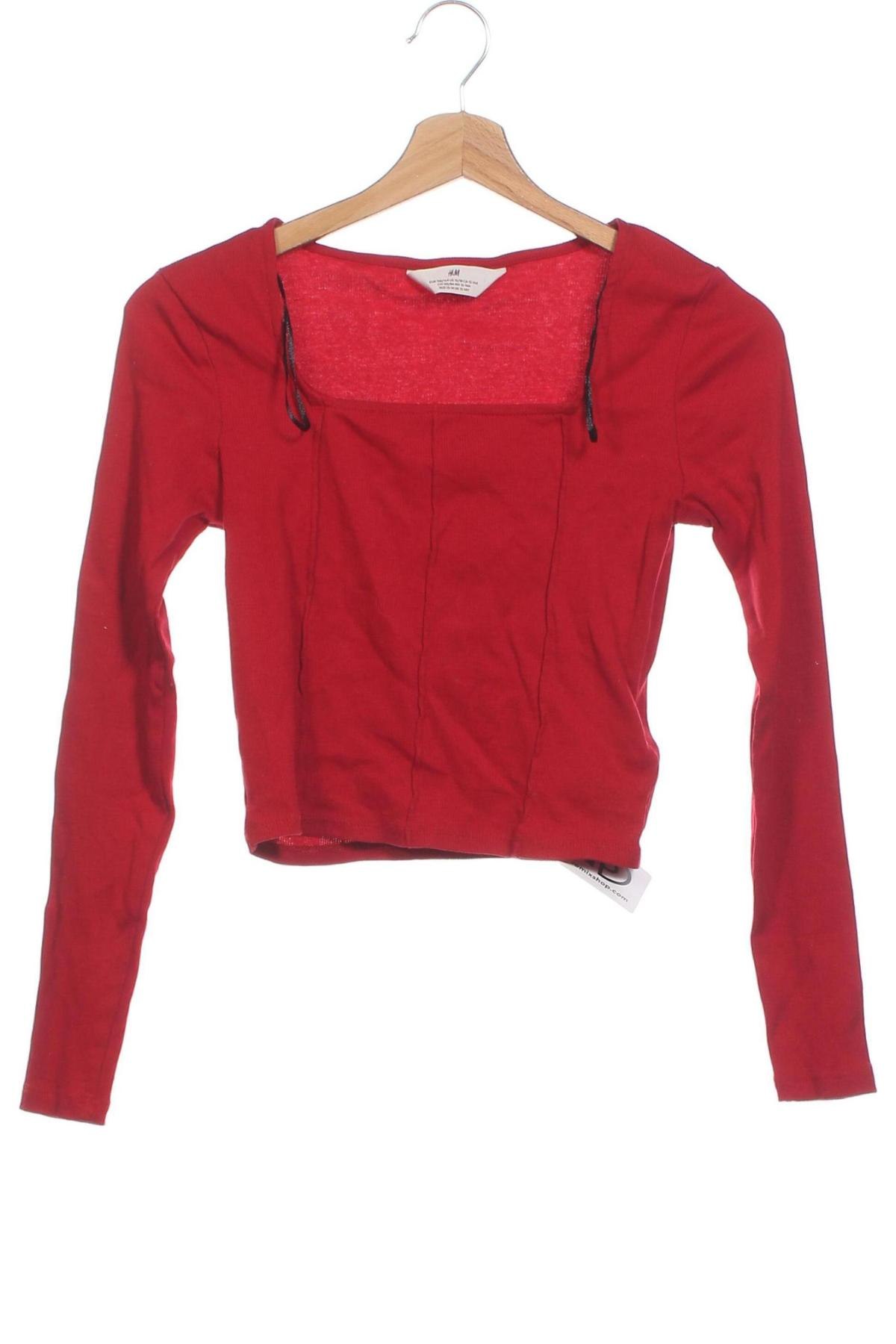 Kinder Shirt H&M, Größe 12-13y/ 158-164 cm, Farbe Rot, Preis € 3,99