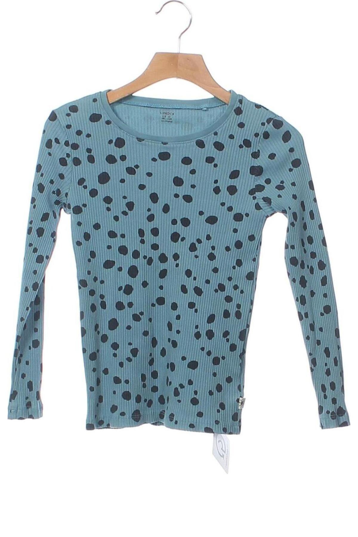 Kinder Shirt Lindex, Größe 7-8y/ 128-134 cm, Farbe Blau, Preis 6,00 €