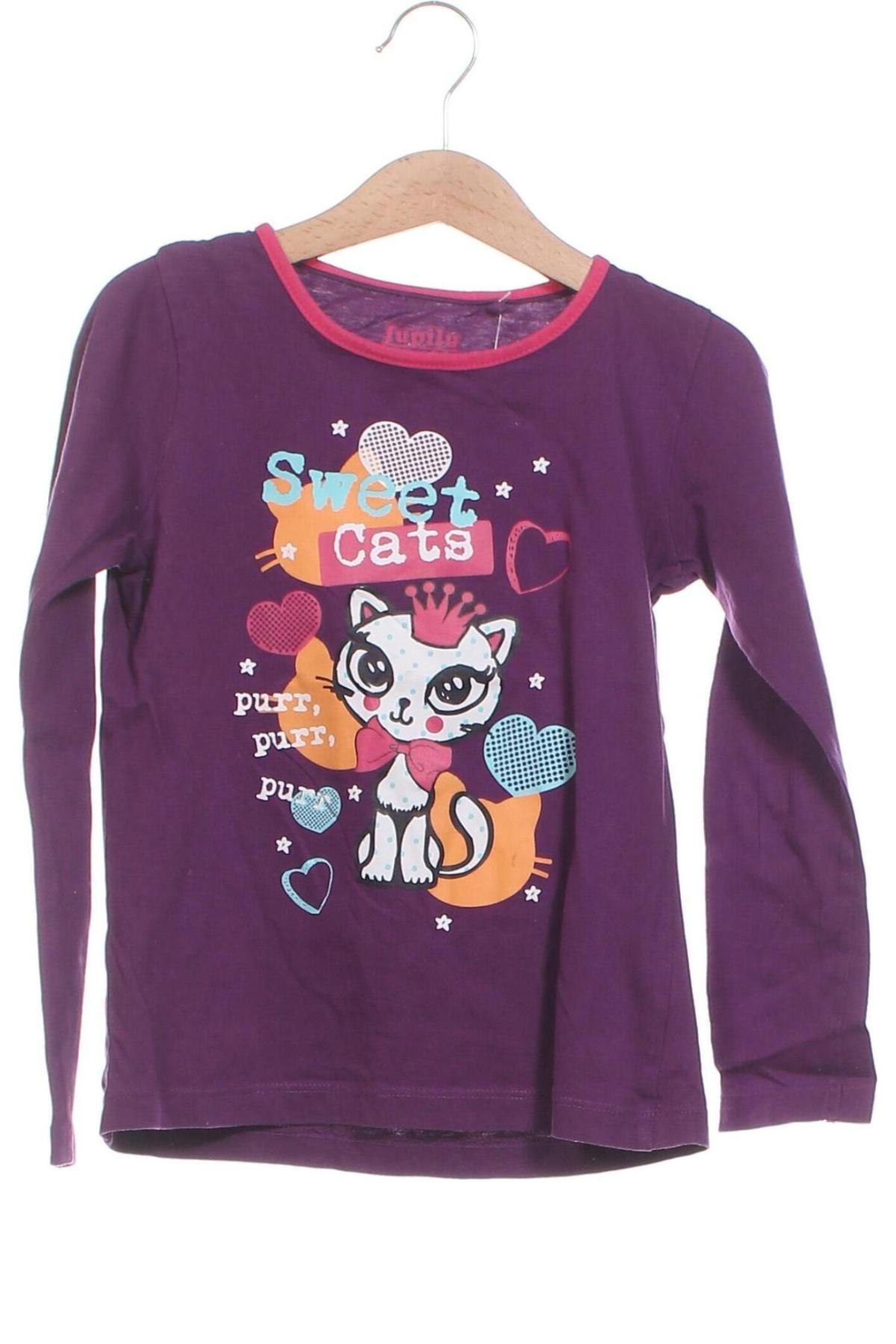 Kinder Shirt Lupilu, Größe 4-5y/ 110-116 cm, Farbe Lila, Preis 6,14 €