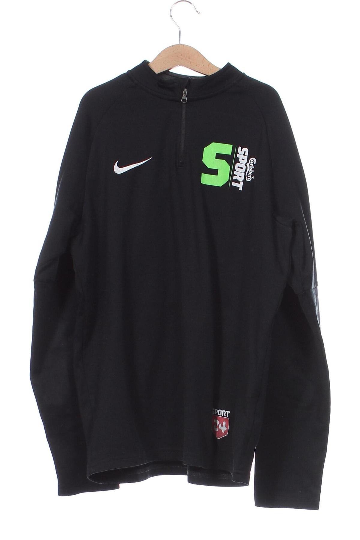 Kinder Shirt Nike, Größe 14-15y/ 168-170 cm, Farbe Schwarz, Preis 23,02 €