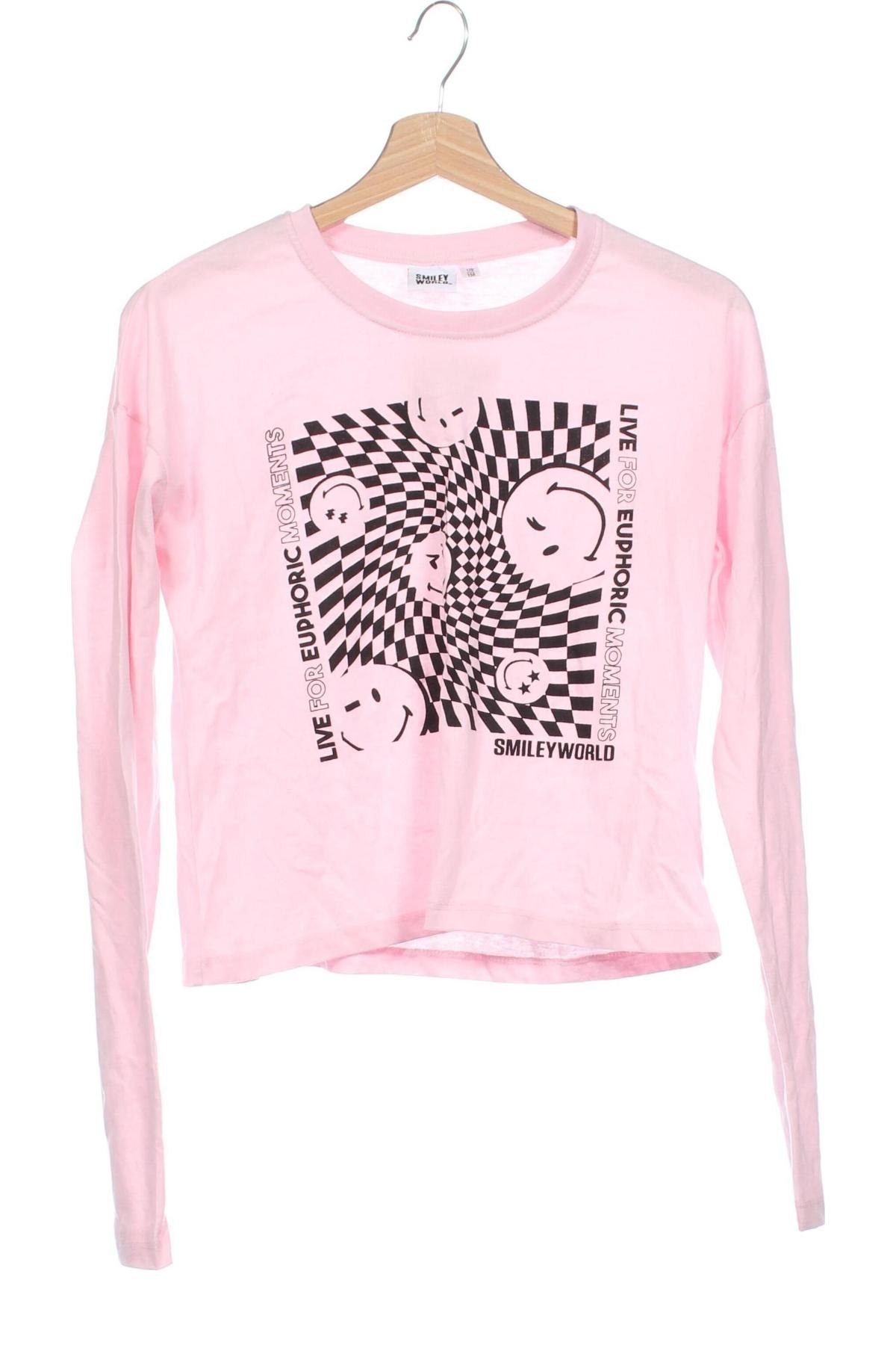 Kinder Shirt Smiley World, Größe 14-15y/ 168-170 cm, Farbe Rosa, Preis € 4,99