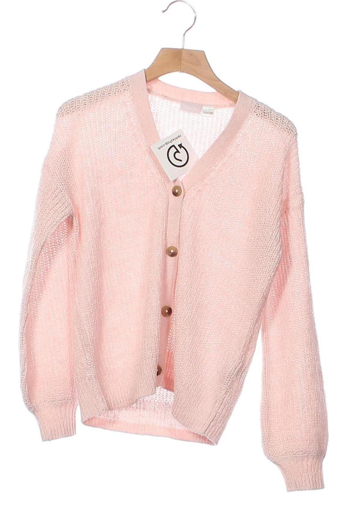 Kinder Strickjacke Lupilu, Größe 6-7y/ 122-128 cm, Farbe Rosa, Preis 8,70 €