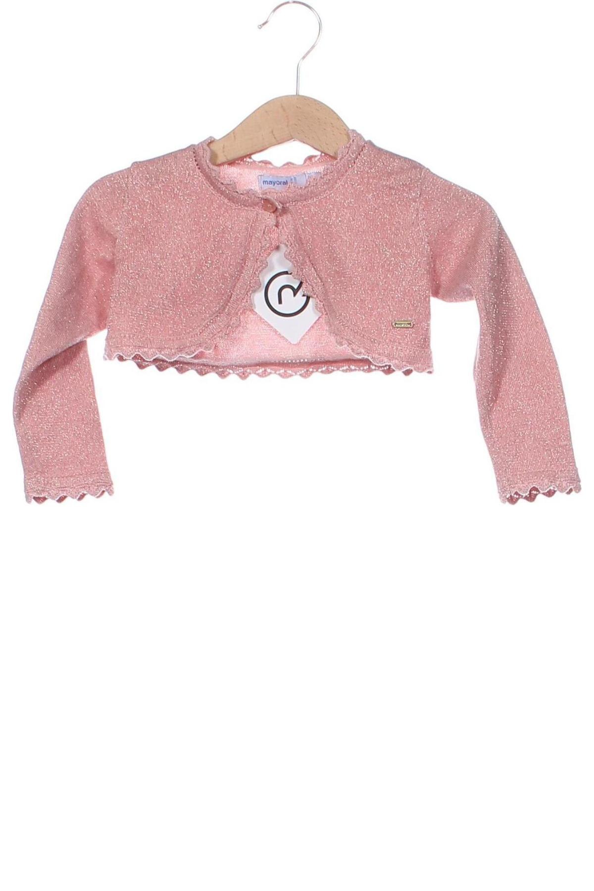 Kinder Strickjacke Mayoral, Größe 9-12m/ 74-80 cm, Farbe Rosa, Preis € 10,63