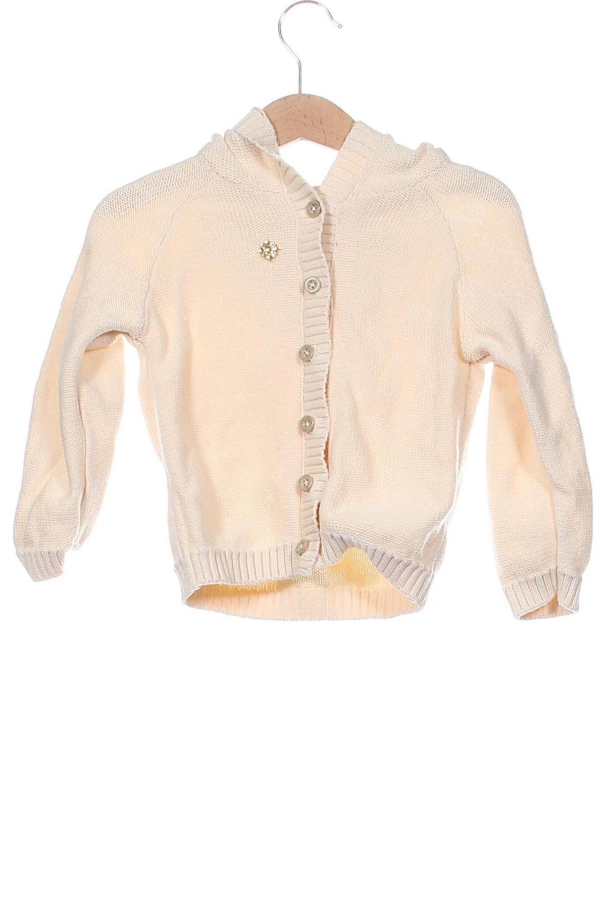 Kinder Strickjacke Sinsay, Größe 18-24m/ 86-98 cm, Farbe Beige, Preis 8,62 €