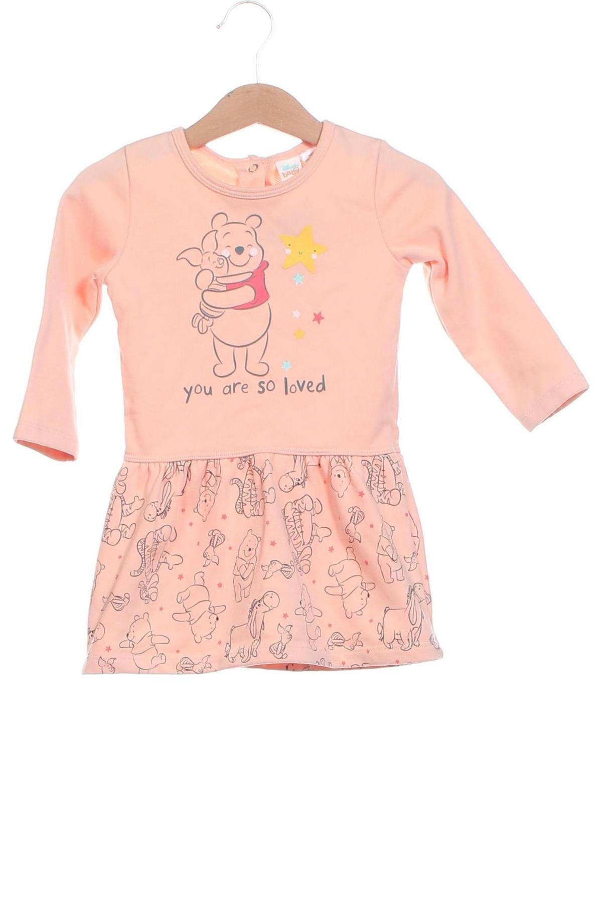 Kinderkleid Disney, Größe 9-12m/ 74-80 cm, Farbe Orange, Preis € 12,28