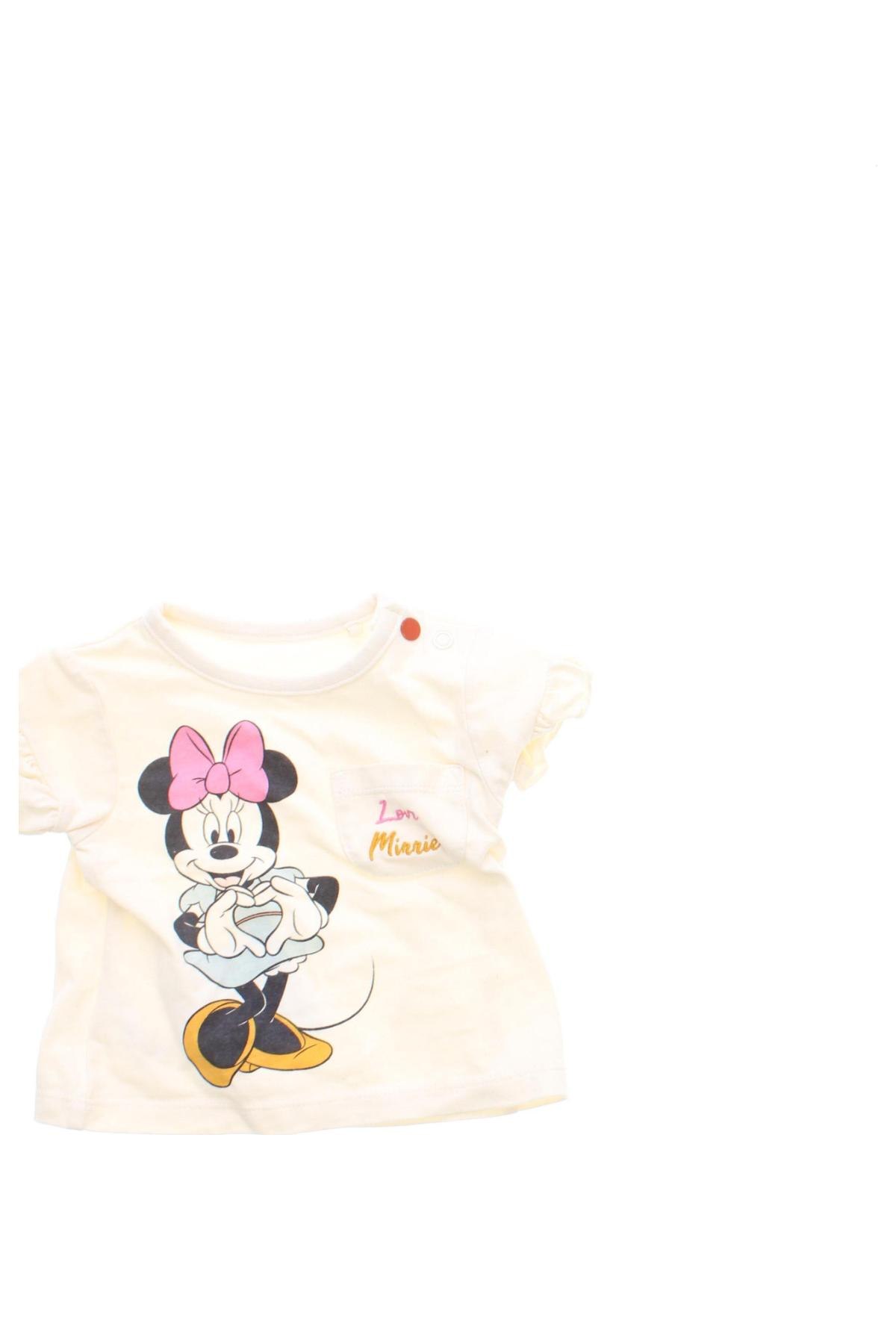 Kinder T-Shirt Disney, Größe 3-6m/ 62-68 cm, Farbe Ecru, Preis 6,06 €