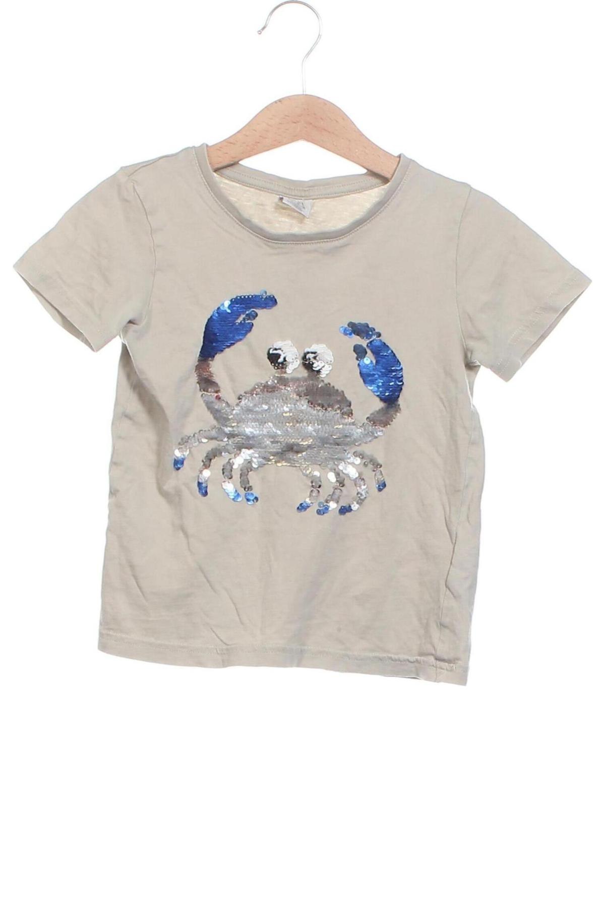 Kinder T-Shirt Lindex, Größe 3-4y/ 104-110 cm, Farbe Grau, Preis € 3,99