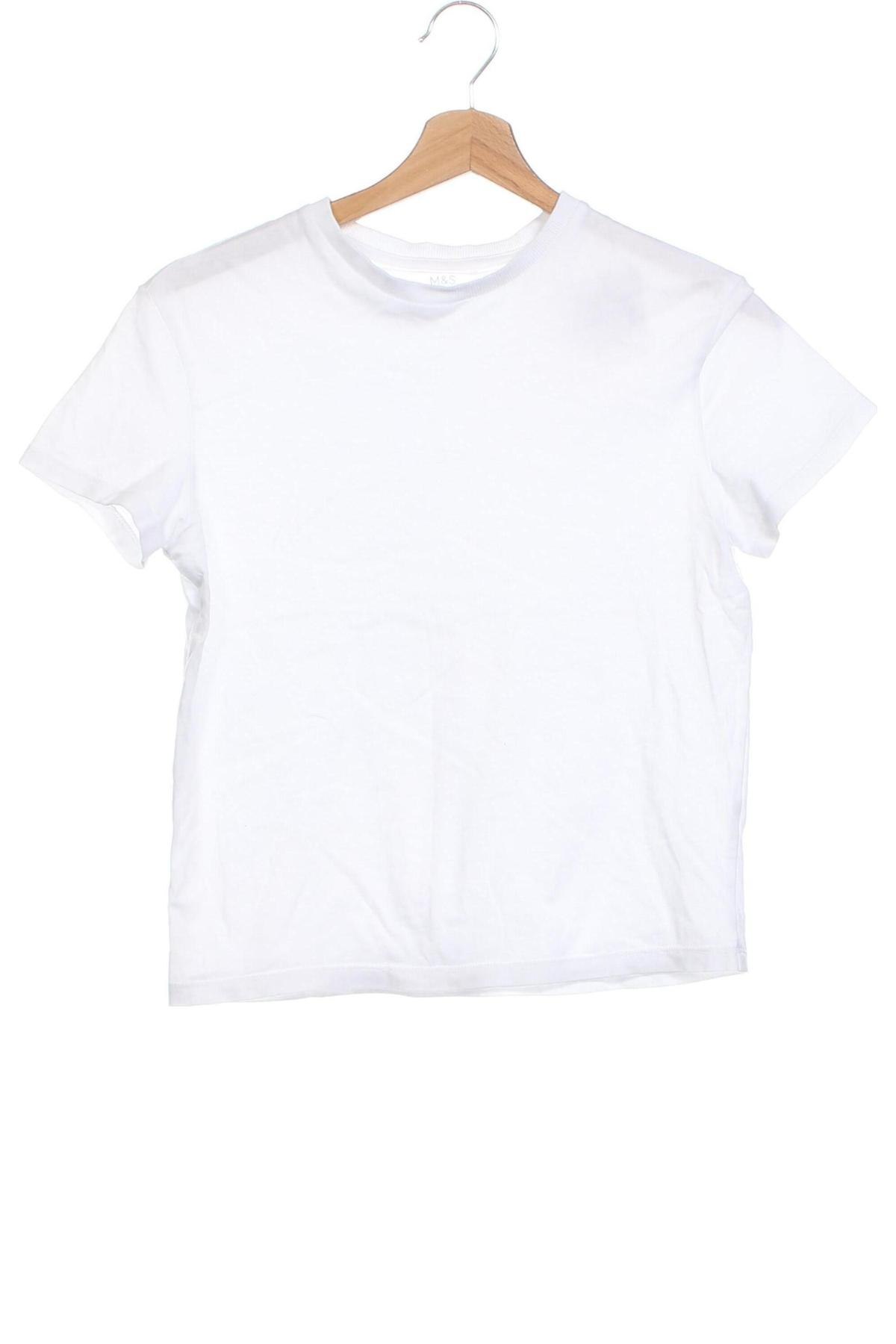 Kinder T-Shirt Marks & Spencer, Größe 9-10y/ 140-146 cm, Farbe Weiß, Preis 6,02 €