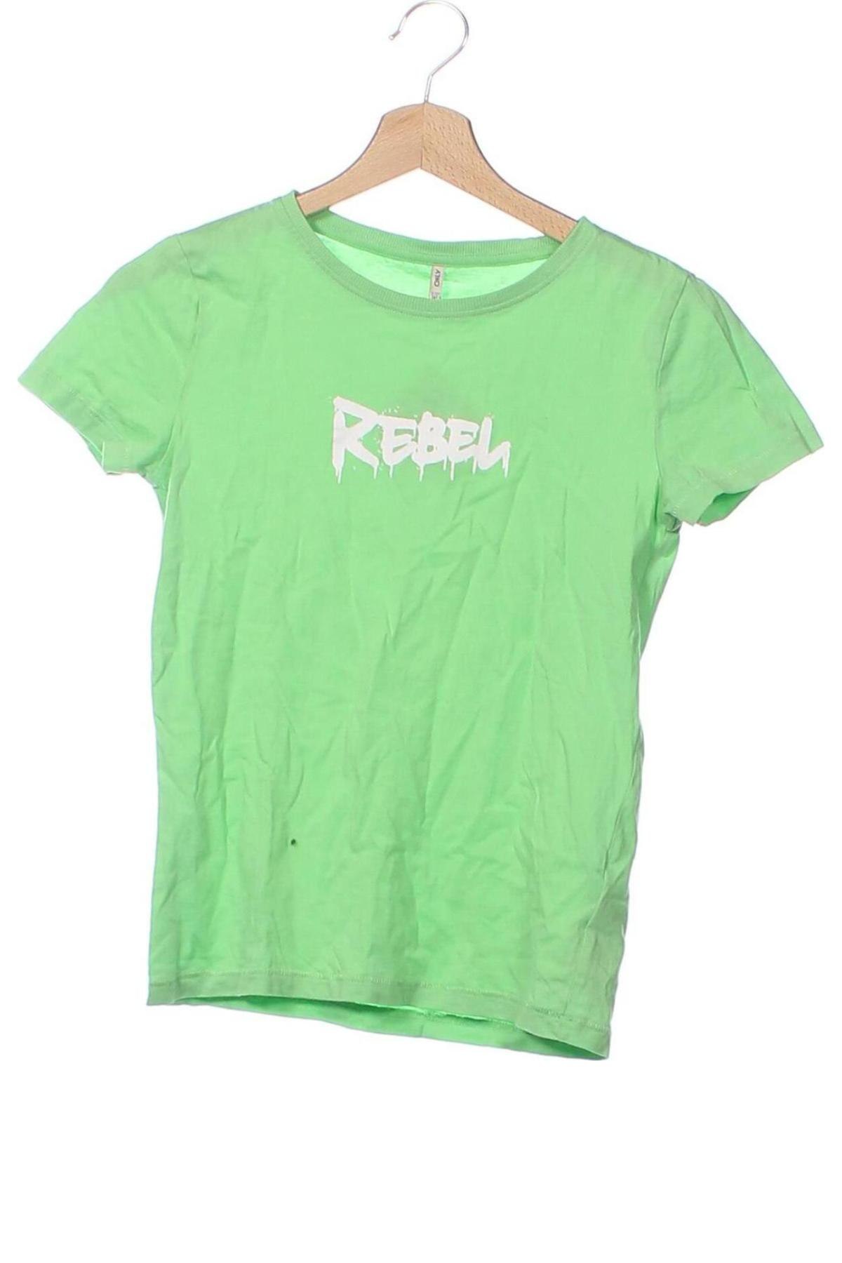 Kinder T-Shirt ONLY, Größe 10-11y/ 146-152 cm, Farbe Grün, Preis € 3,99