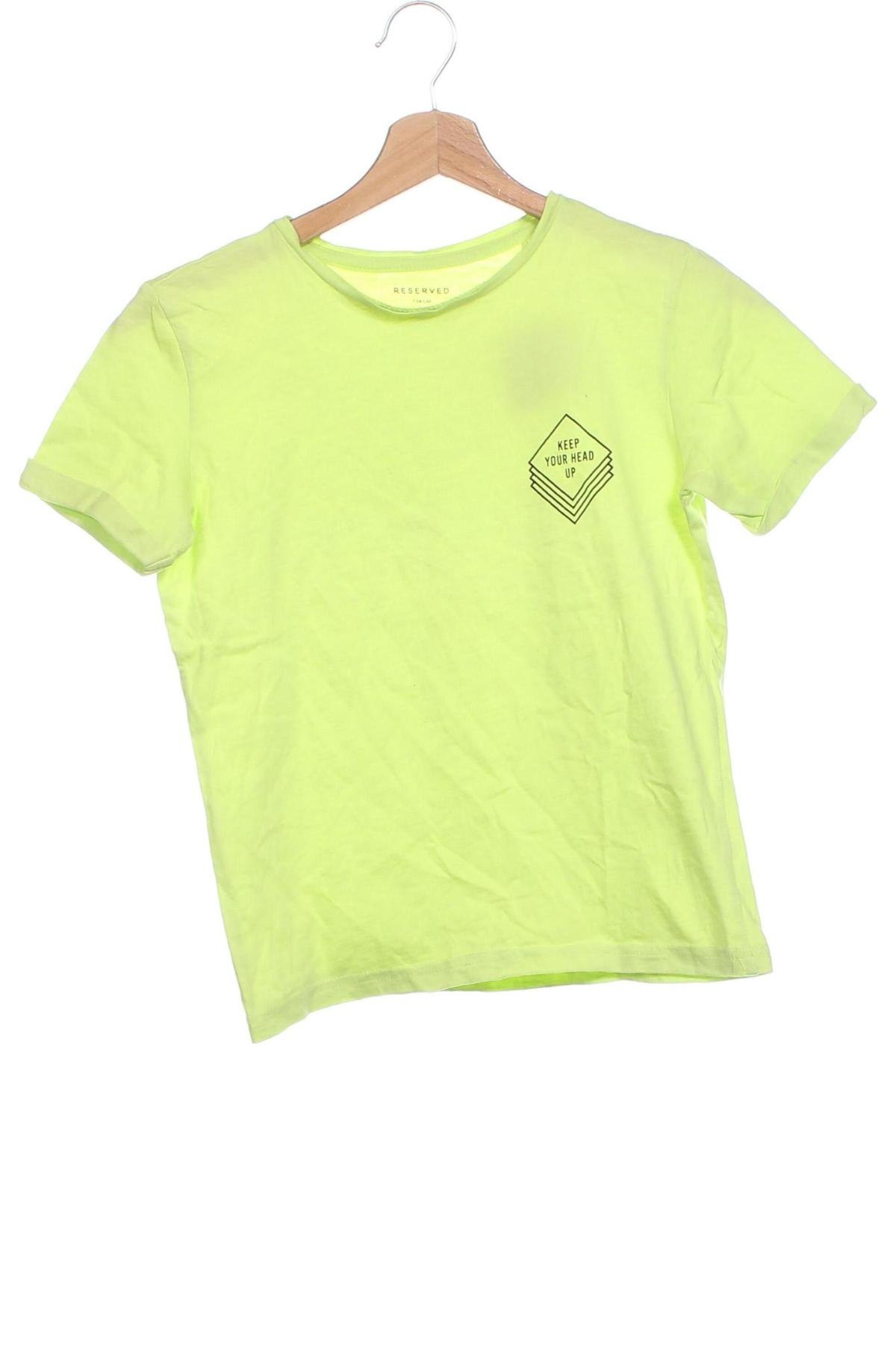 Kinder T-Shirt Reserved, Größe 7-8y/ 128-134 cm, Farbe Grün, Preis € 6,02