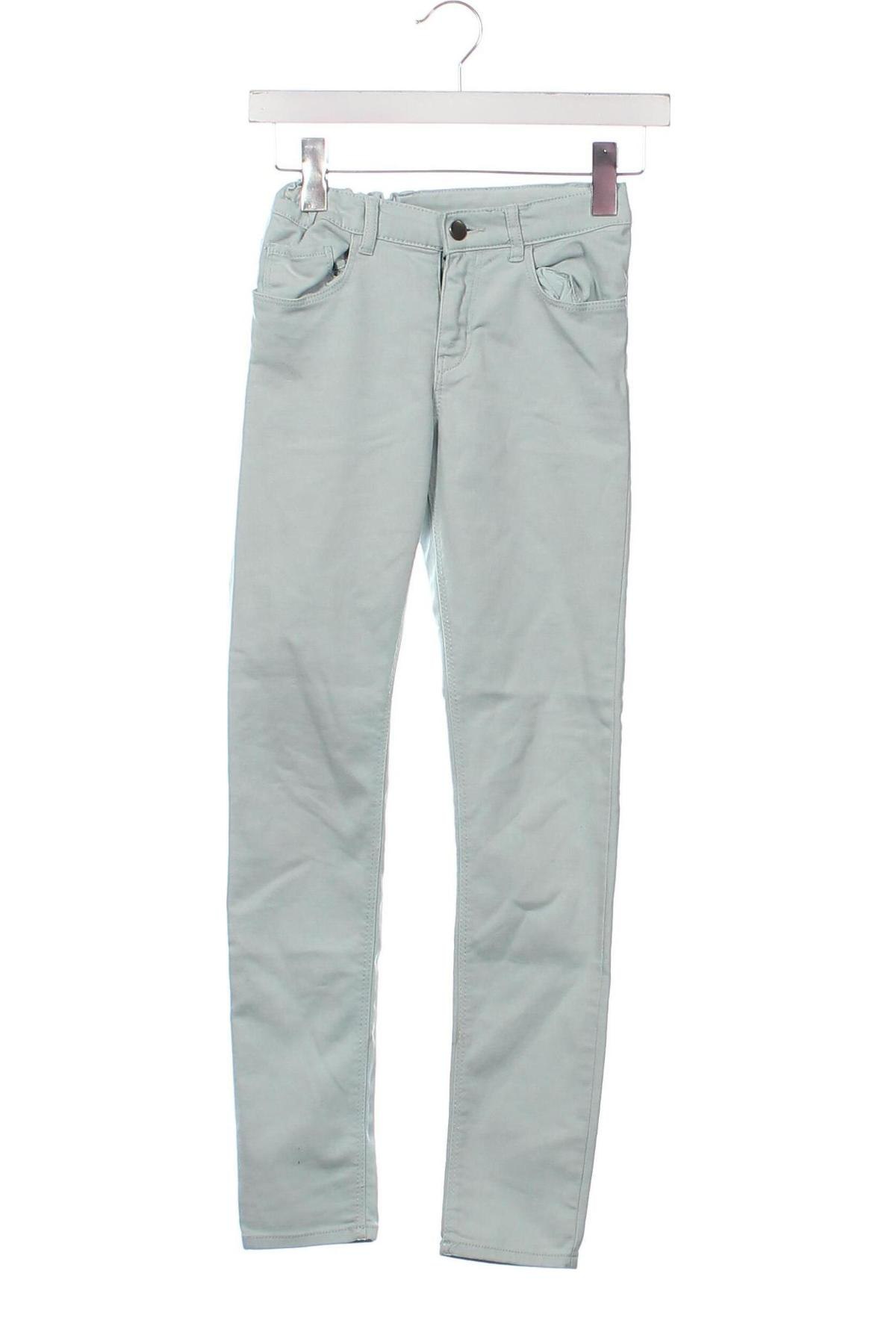 Dziecięce jeansy H&M, Rozmiar 10-11y/ 146-152 cm, Kolor Zielony, Cena 73,56 zł