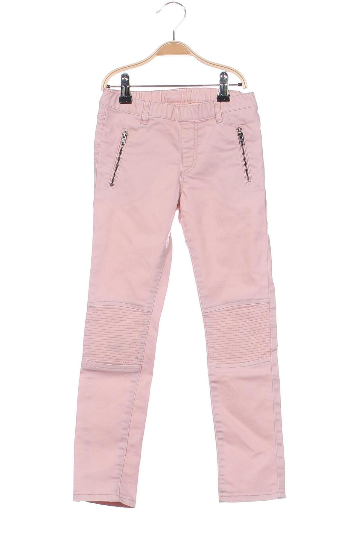 Kinderjeans H&M, Größe 8-9y/ 134-140 cm, Farbe Aschrosa, Preis 16,47 €