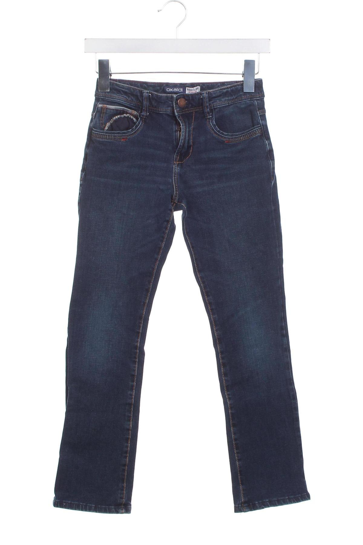 Kinderjeans Okaidi, Größe 8-9y/ 134-140 cm, Farbe Blau, Preis € 16,37