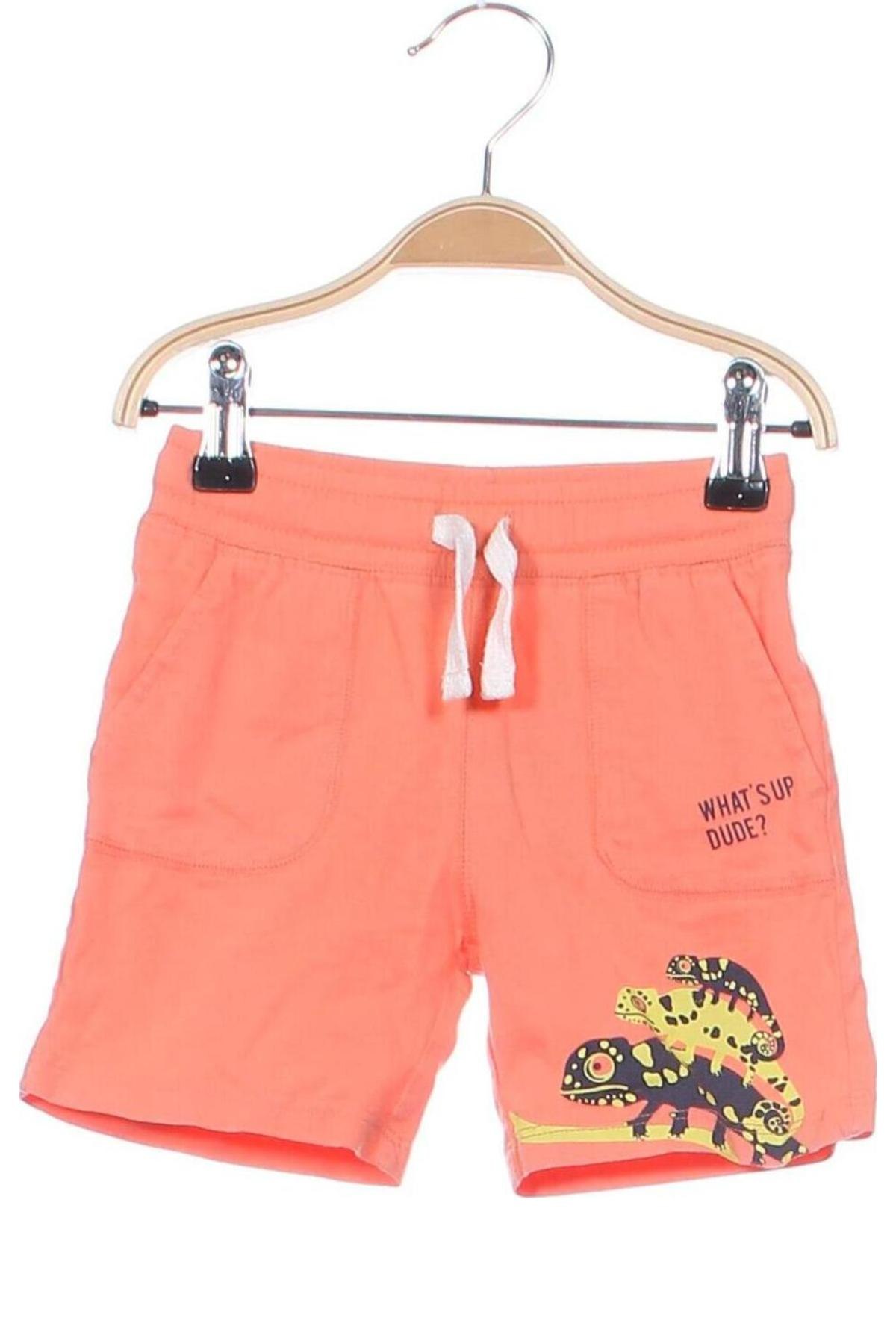 Kinder Shorts H&M, Größe 18-24m/ 86-98 cm, Farbe Orange, Preis 5,99 €