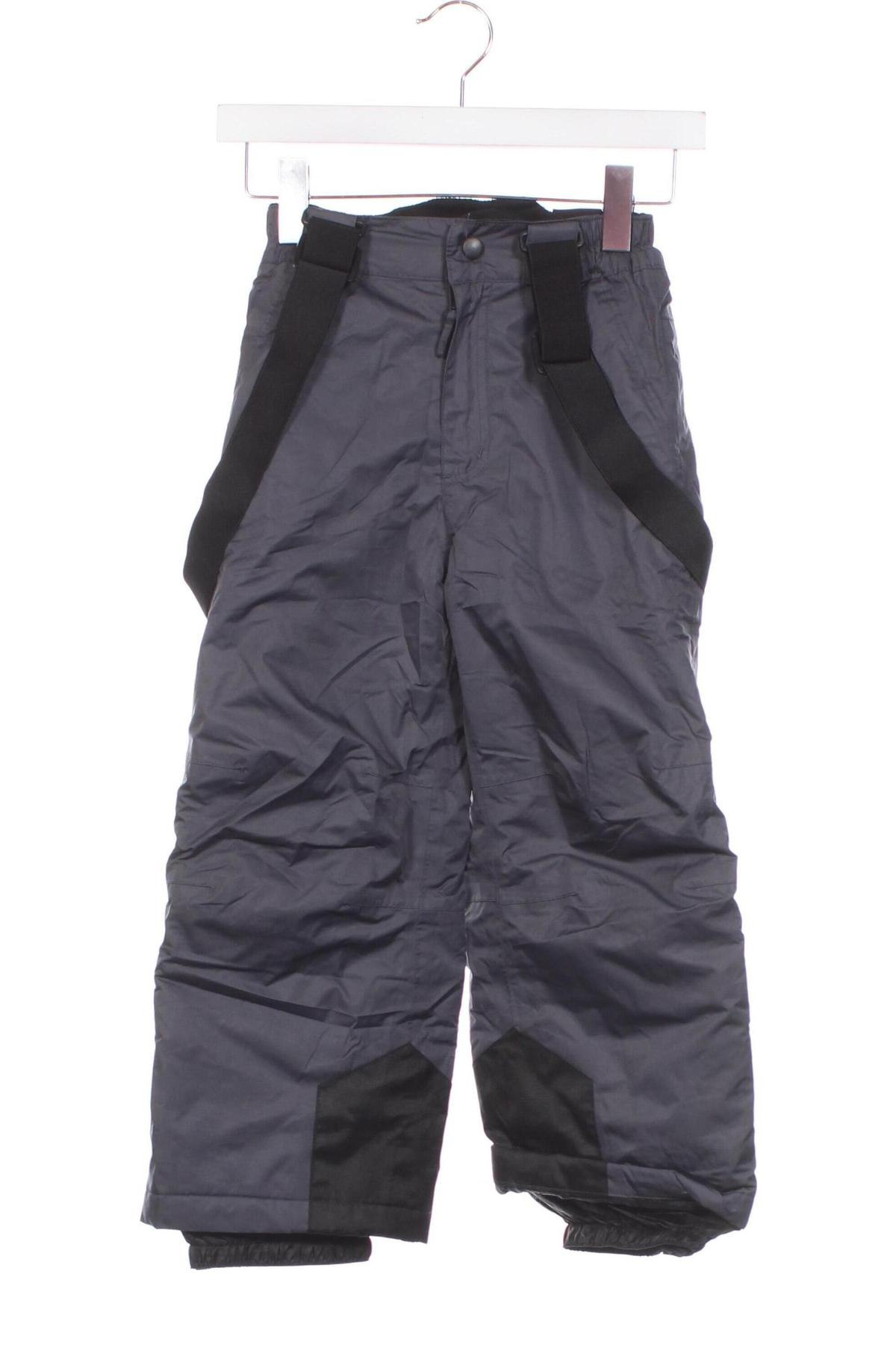 Pantaloni pentru copii pentru sporturi de iarnă Pocopiano, Mărime 4-5y/ 110-116 cm, Culoare Gri, Preț 190,99 Lei