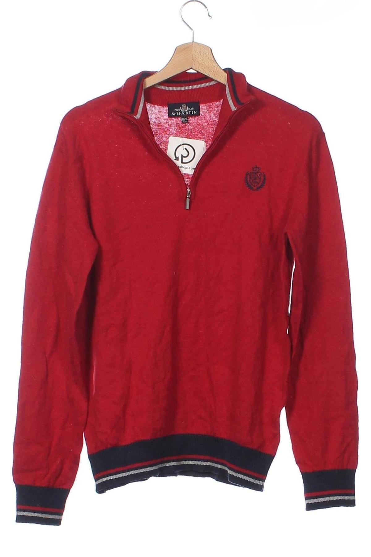 Detský sveter  Polo Club St. Martin, Veľkosť 15-18y/ 170-176 cm, Farba Červená, Cena  19,95 €