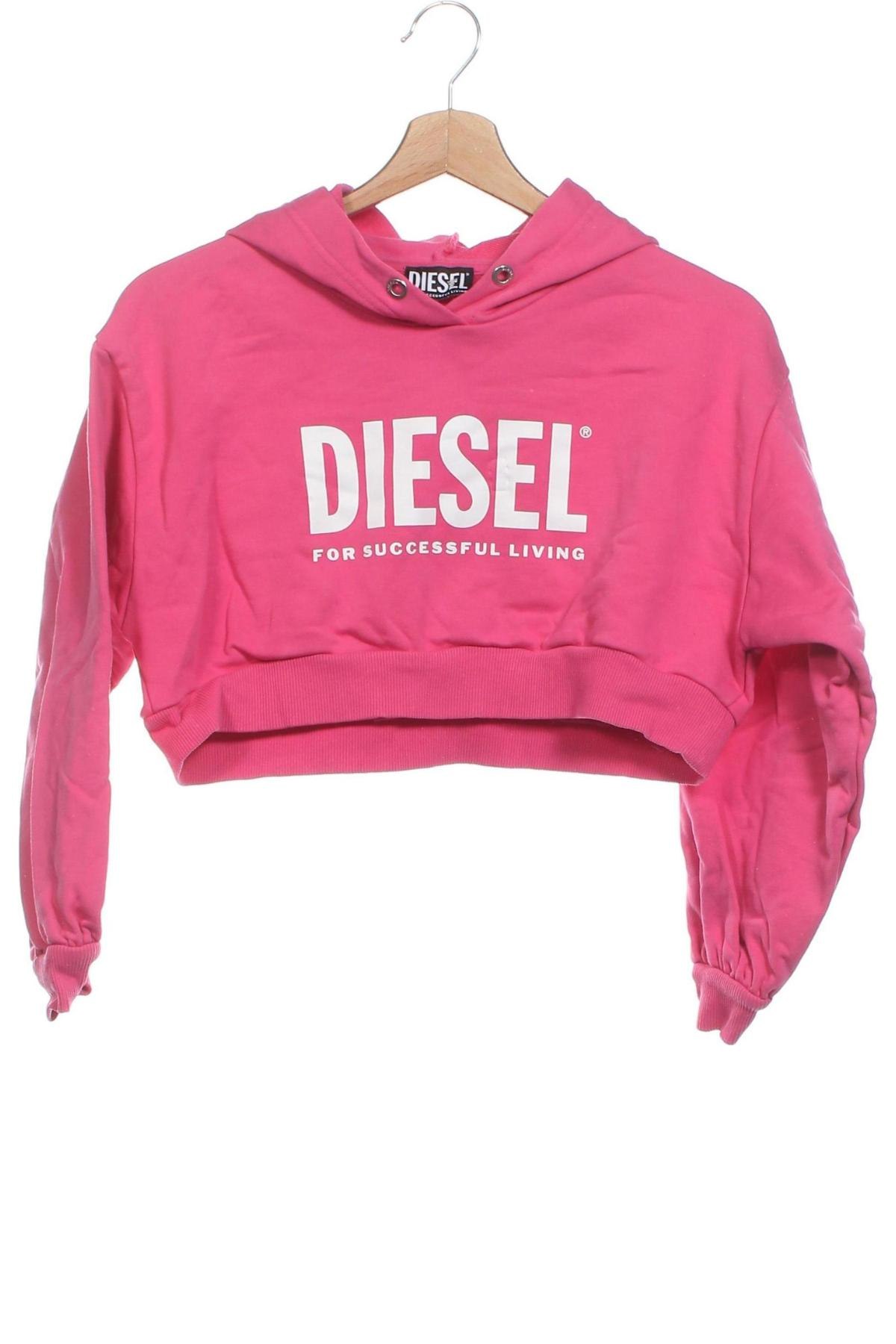 Gyerek sweatshirt Diesel, Méret 9-10y / 140-146 cm, Szín Rózsaszín, Ár 19 200 Ft