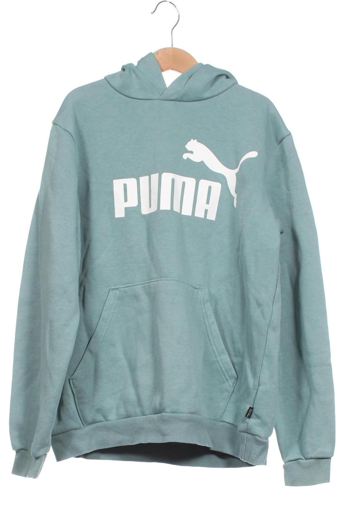 Hanorac pentru copii PUMA, Mărime 13-14y/ 164-168 cm, Culoare Verde, Preț 109,99 Lei