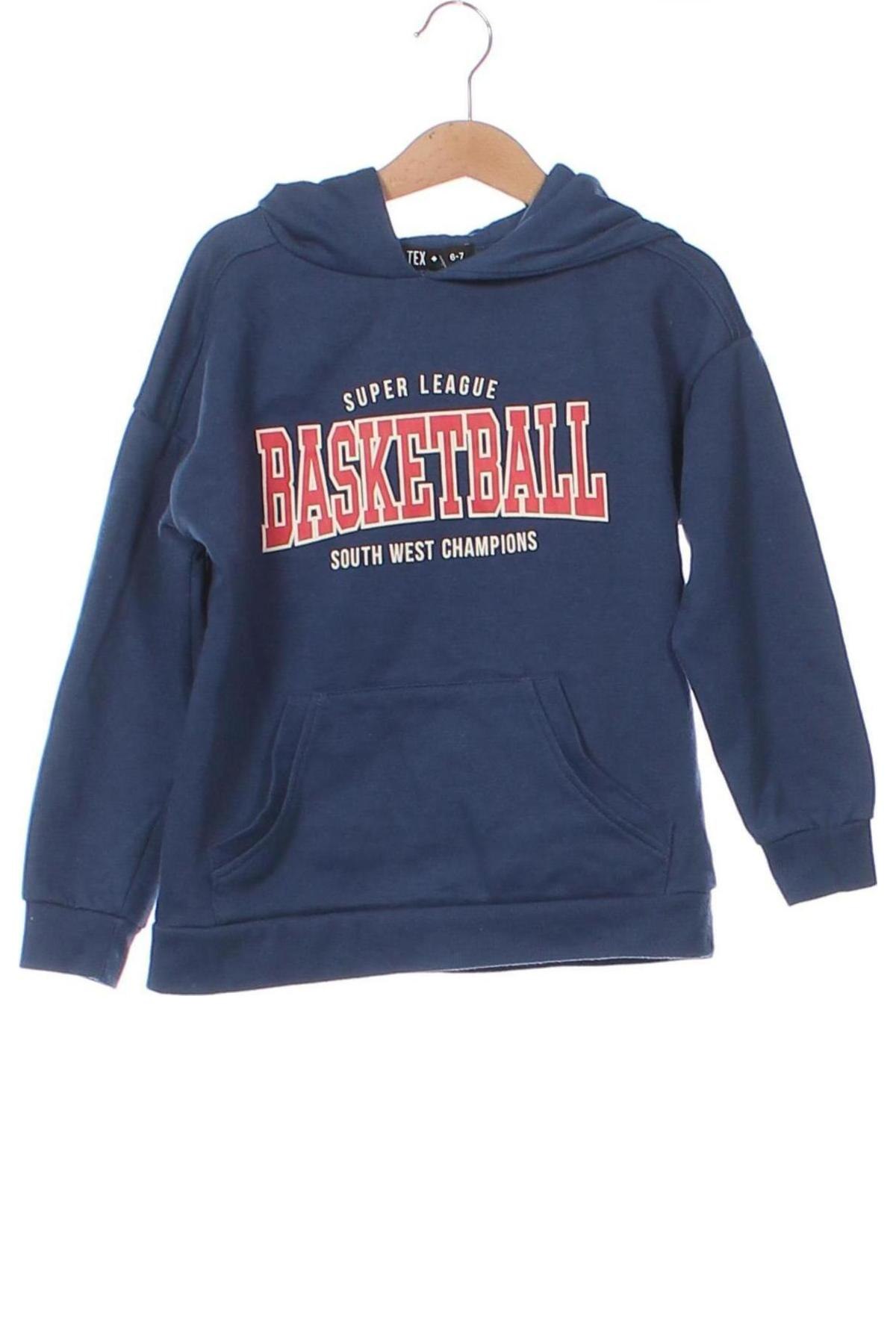 Kinder Sweatshirts Tex, Größe 6-7y/ 122-128 cm, Farbe Blau, Preis € 6,99