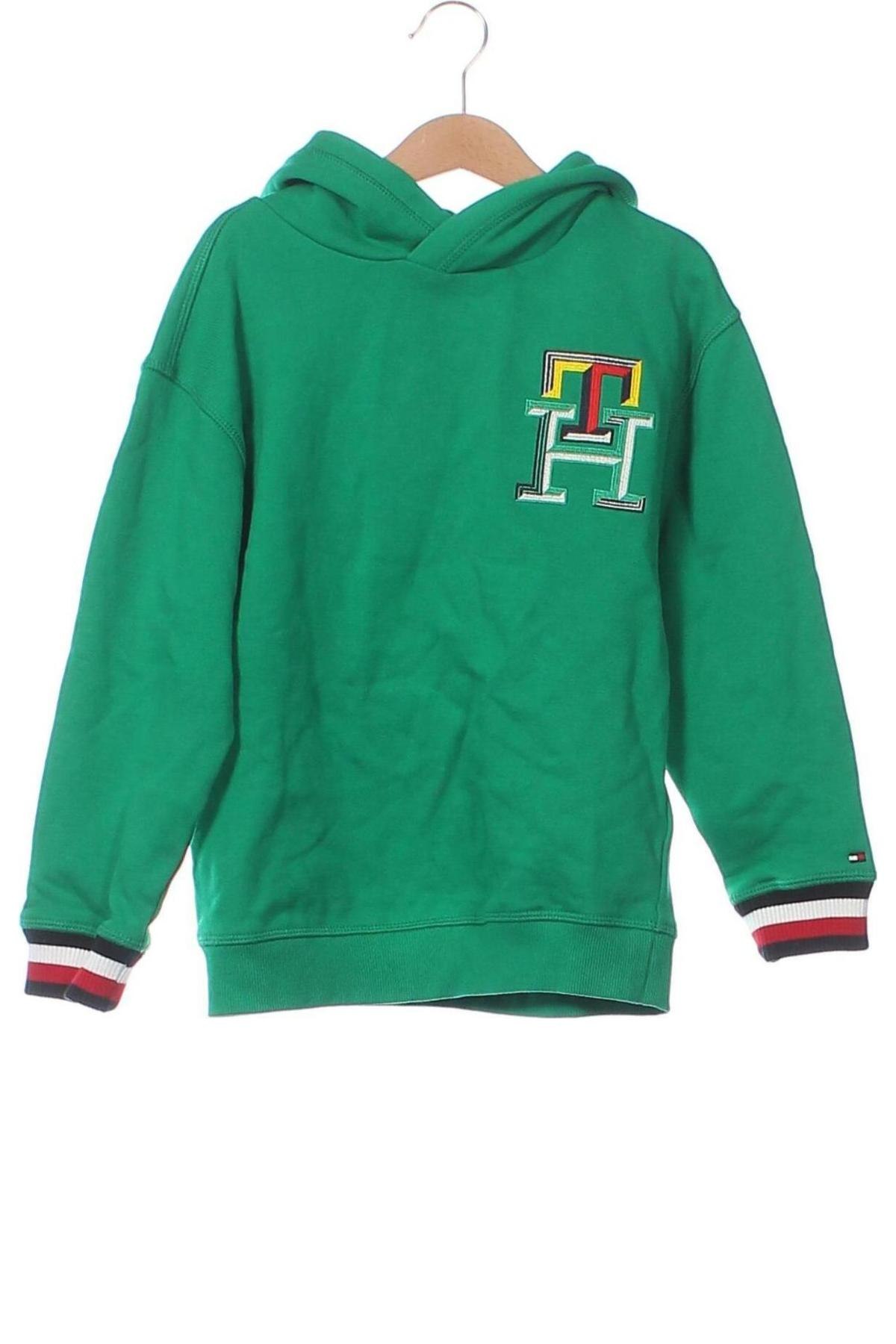 Kinder Sweatshirts Tommy Hilfiger, Größe 5-6y/ 116-122 cm, Farbe Grün, Preis € 52,99