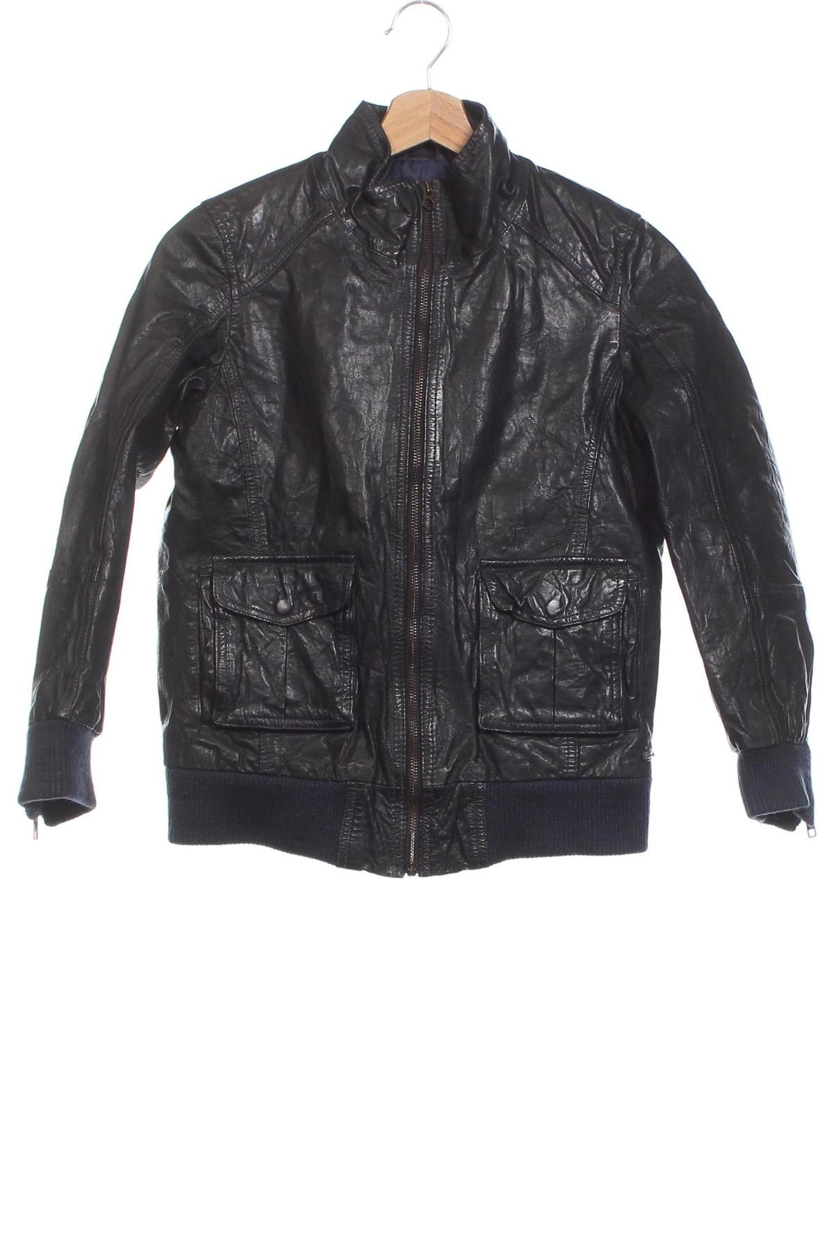 Kinder Lederjacke Scotch & Soda, Größe 8-9y/ 134-140 cm, Farbe Schwarz, Preis € 53,99