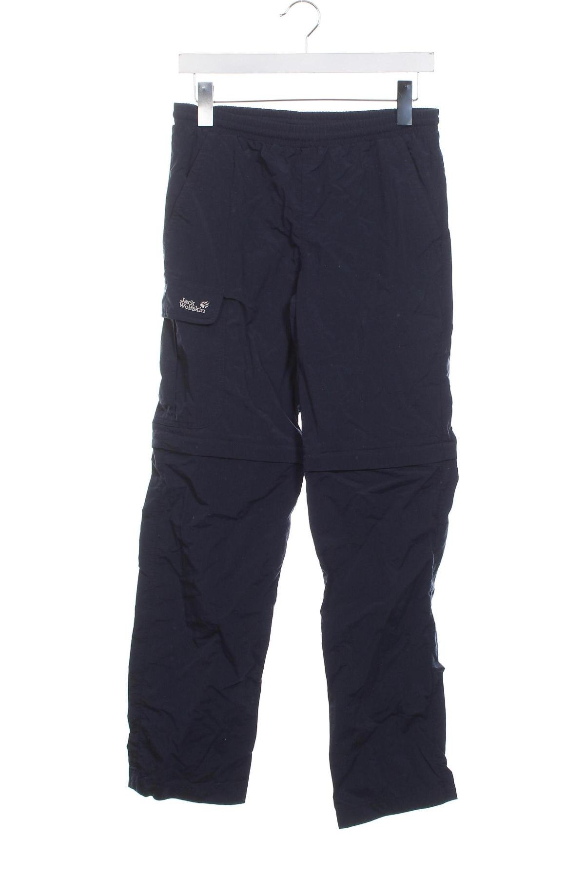 Kinder Sporthose Jack Wolfskin, Größe 12-13y/ 158-164 cm, Farbe Blau, Preis 17,39 €