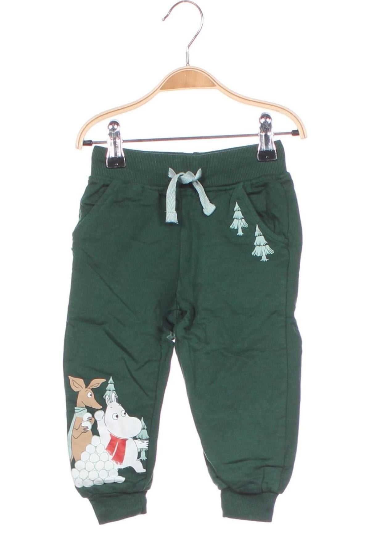 Kinder Sporthose Moomin, Größe 12-18m/ 80-86 cm, Farbe Grün, Preis € 17,99