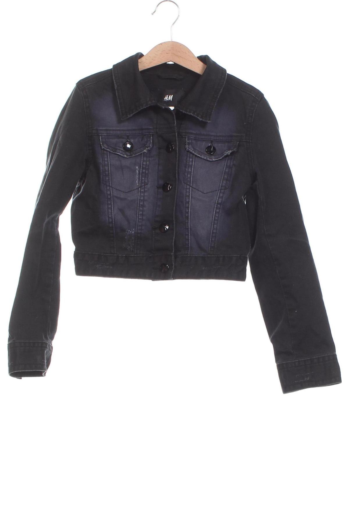 Kinderjacke H&M, Größe 8-9y/ 134-140 cm, Farbe Schwarz, Preis € 9,99