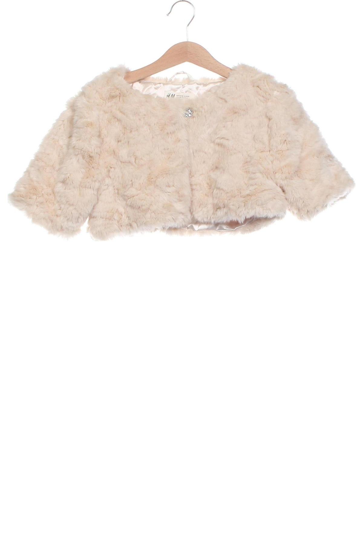 Kinderjacke H&M, Größe 8-9y/ 134-140 cm, Farbe Beige, Preis 14,32 €