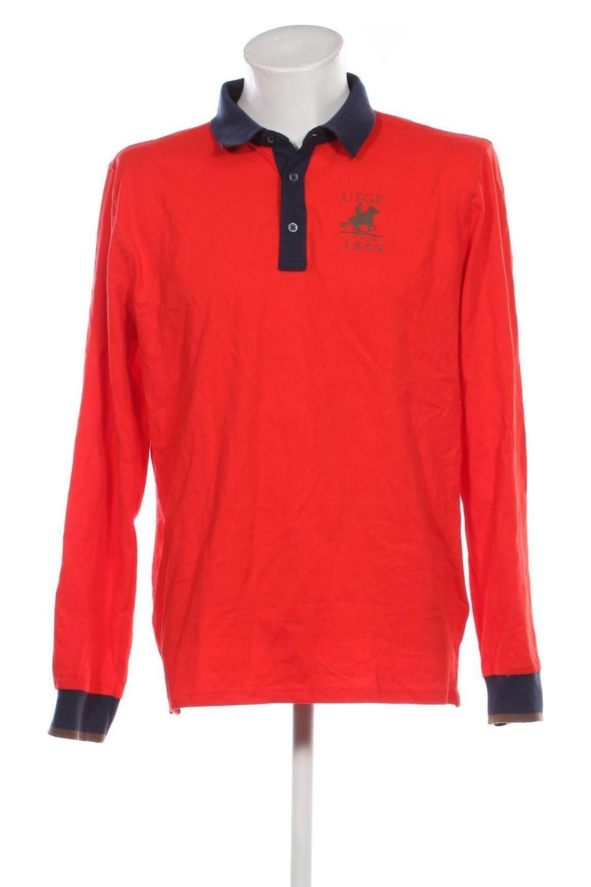 Herren Shirt U.S. Polo Assn., Größe XXL, Farbe Rot, Preis € 57,99