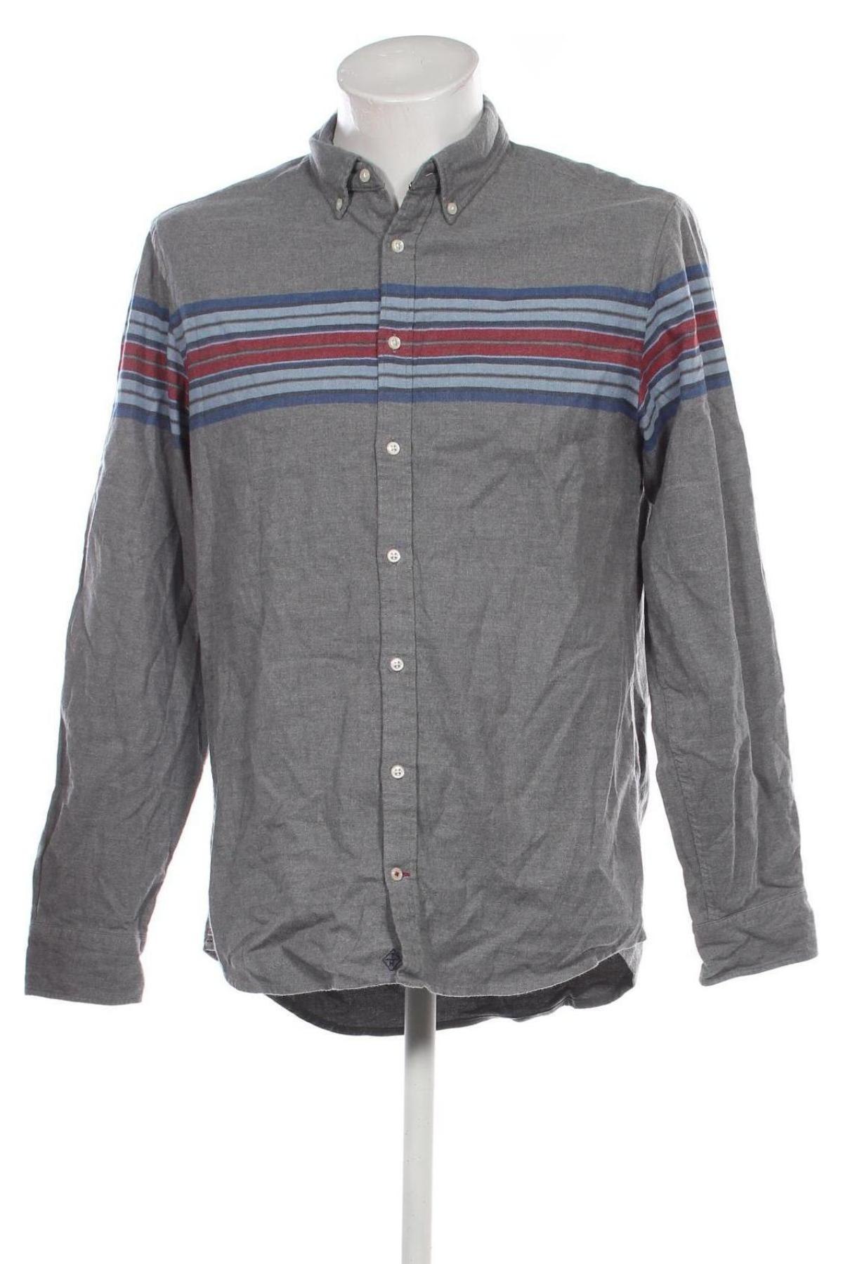 Herrenhemd Tommy Hilfiger, Größe L, Farbe Grau, Preis 50,99 €