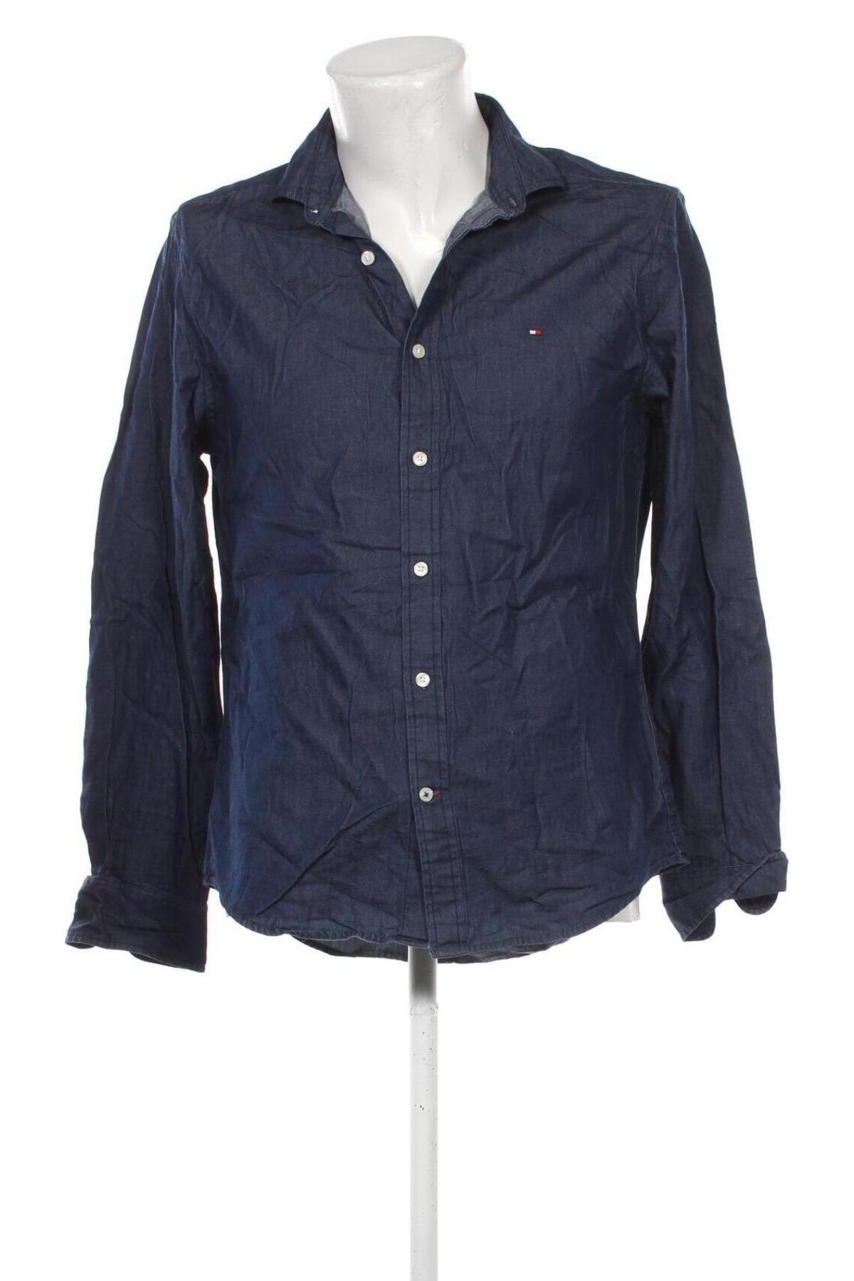 Herrenhemd Tommy Hilfiger, Größe M, Farbe Blau, Preis € 46,99