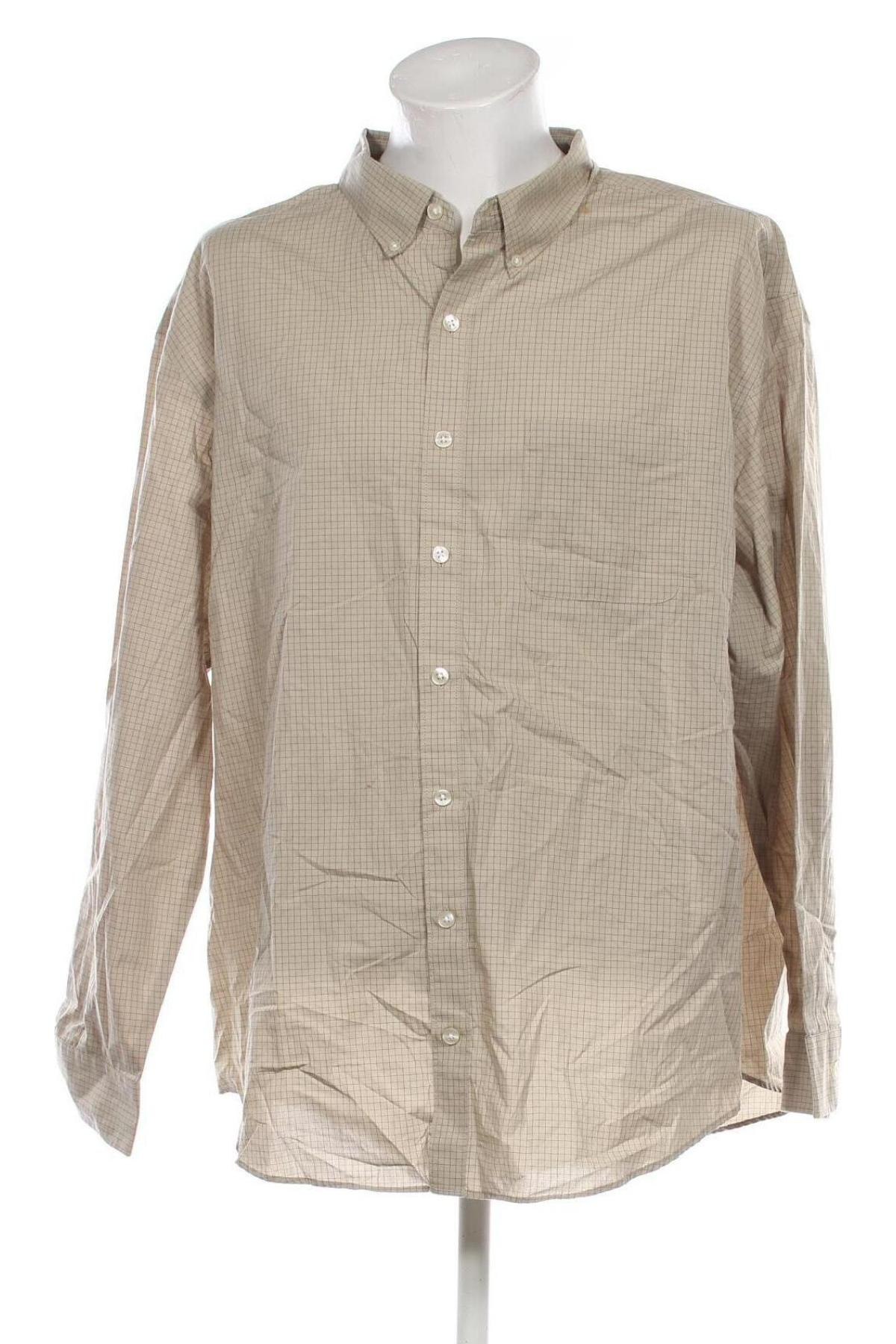 Herrenhemd Van Heusen, Größe 3XL, Farbe Beige, Preis 18,99 €