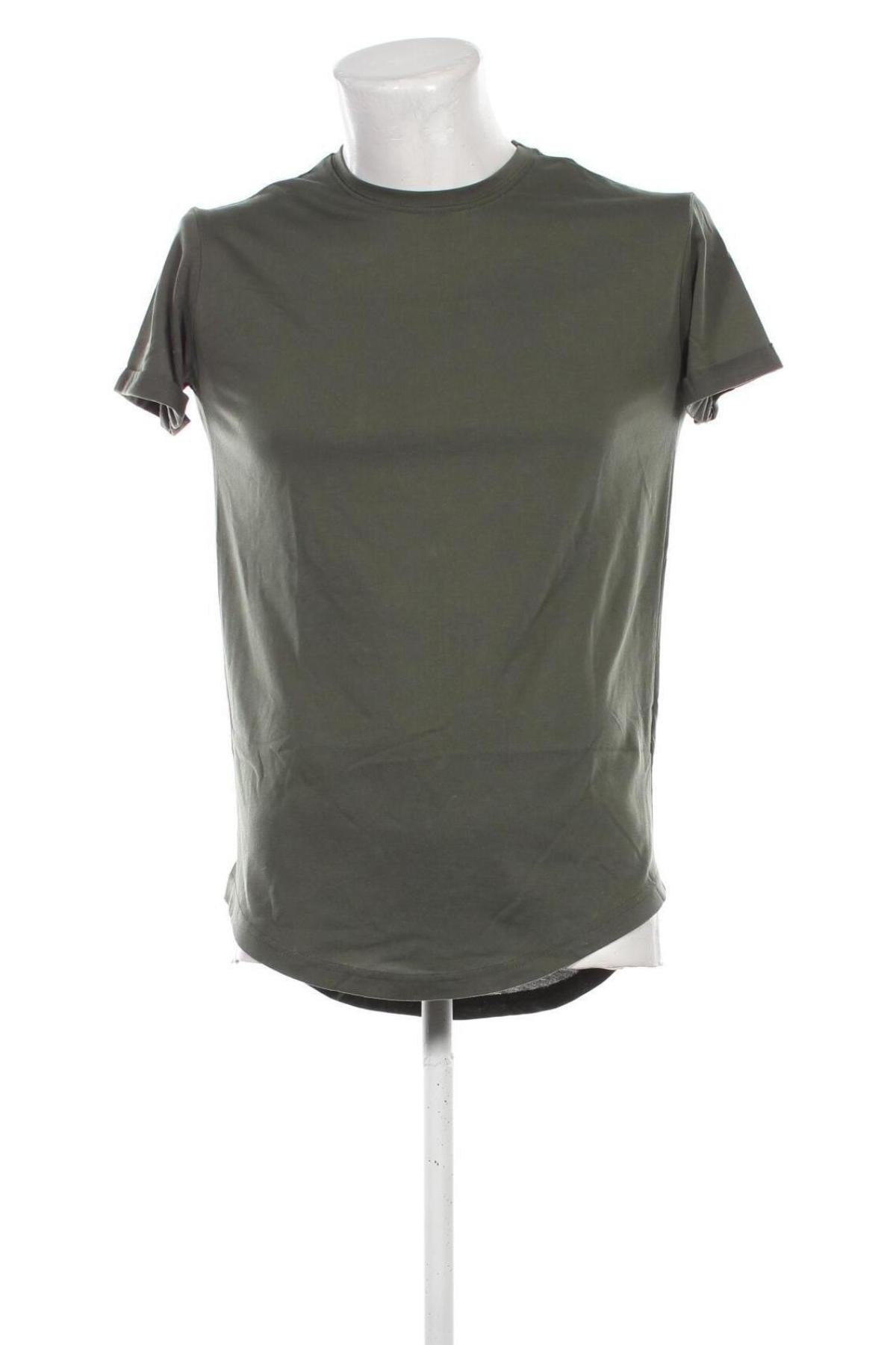 Tricou de bărbați Pull&Bear, Mărime S, Culoare Verde, Preț 40,82 Lei